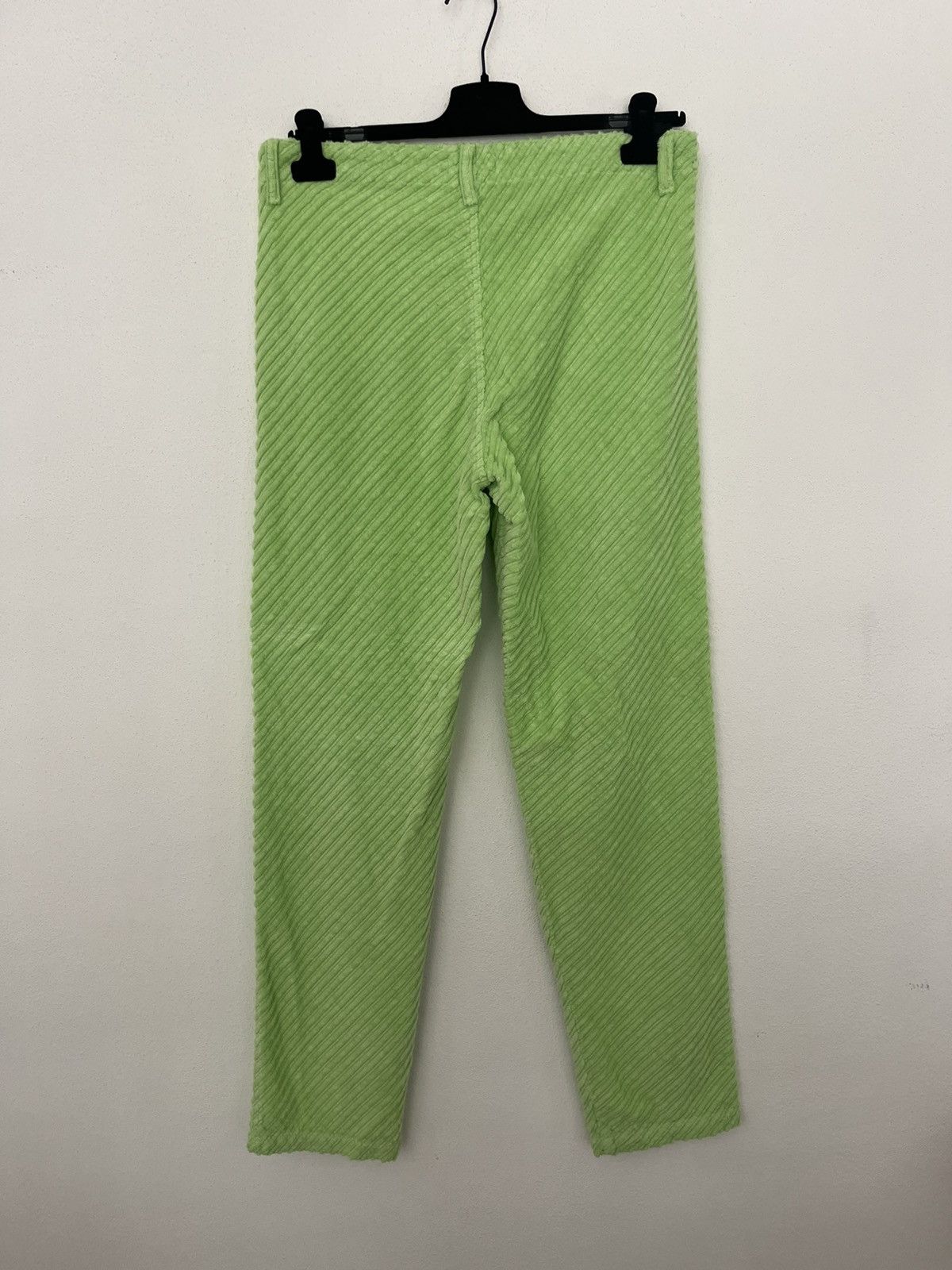 ERL ERL light green diagonal corduroy pants trousers Size US 32 / EU 48 - 2 Thumbnail