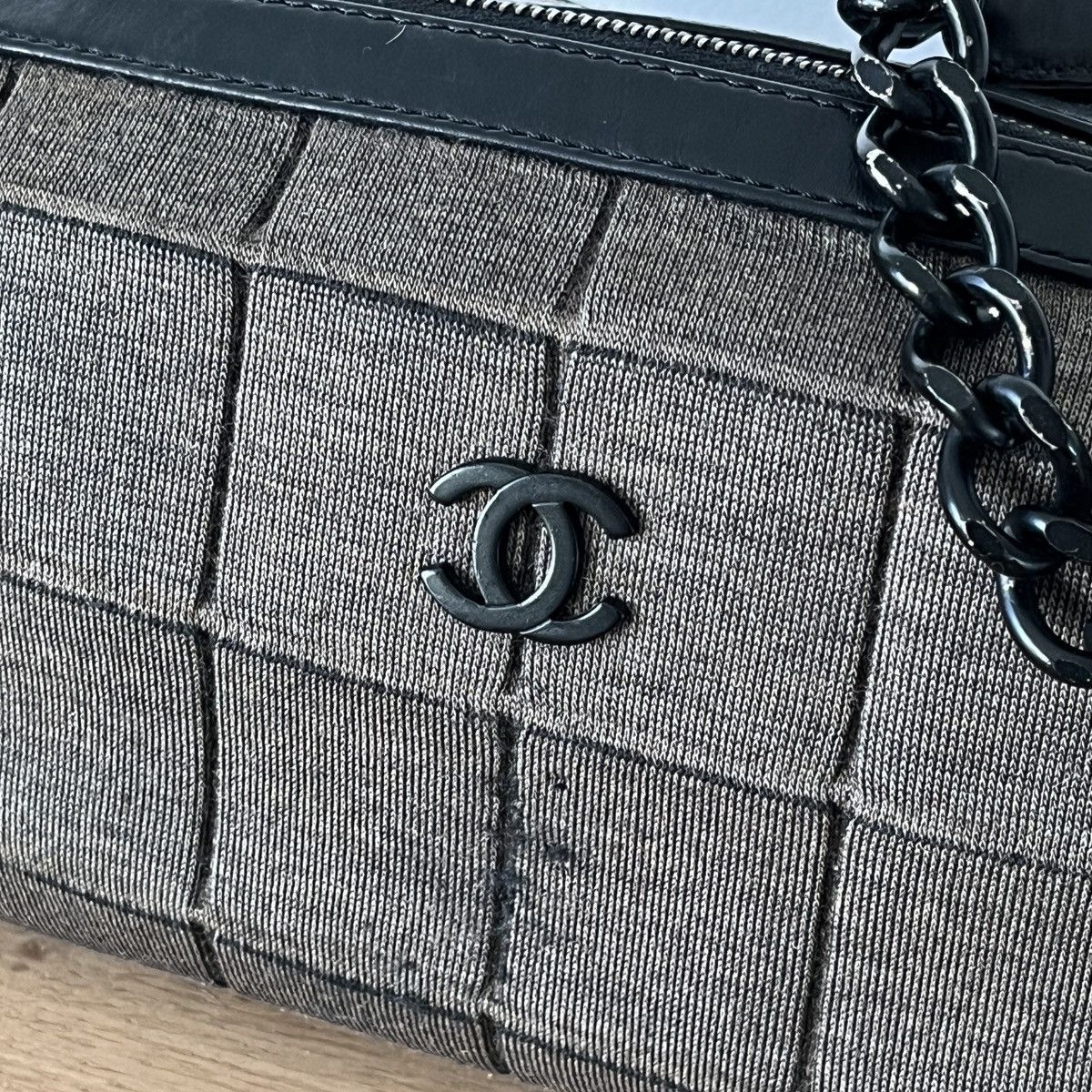 Chanel Chanel Jersey Chocolate Bar Bowler Bag Size ONE SIZE - 5 Thumbnail