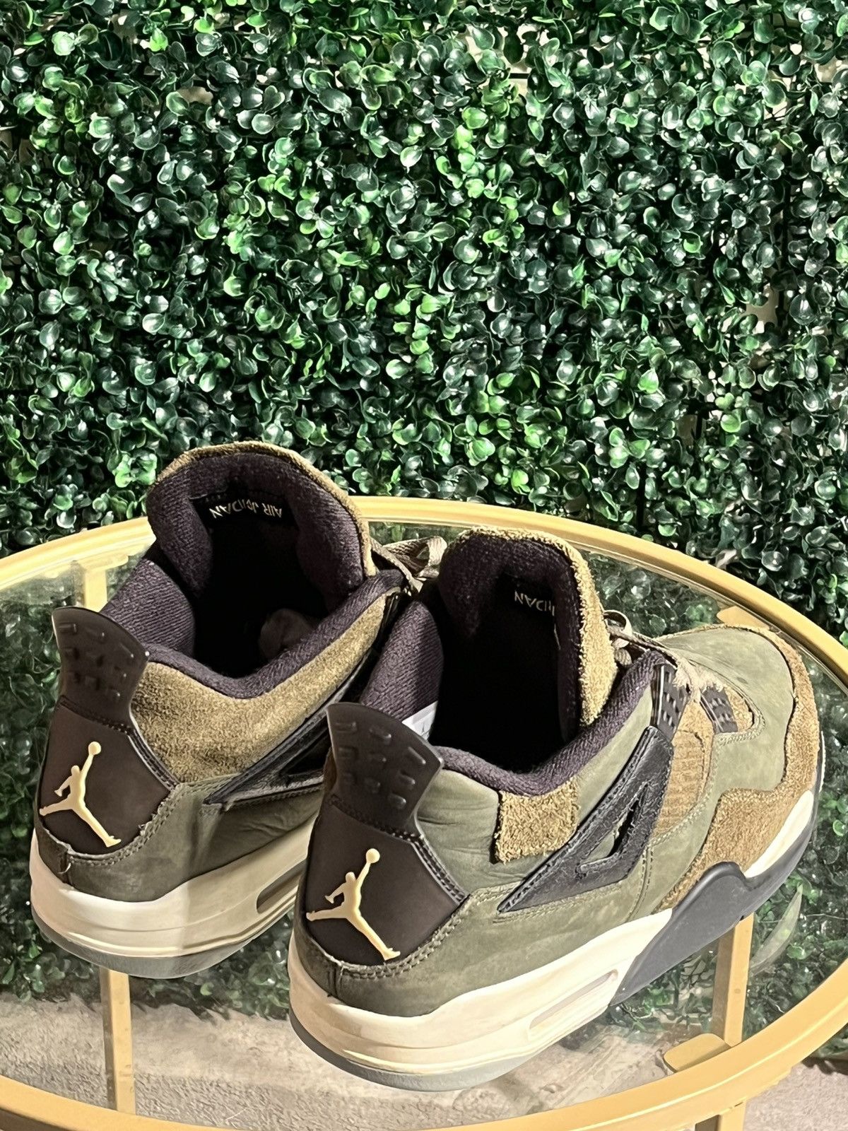 Jordan Brand Air Jordan 4 Retro Olive Suede - Men’s Size 10 Size US 10.5 / EU 43-44 - 2 Thumbnail