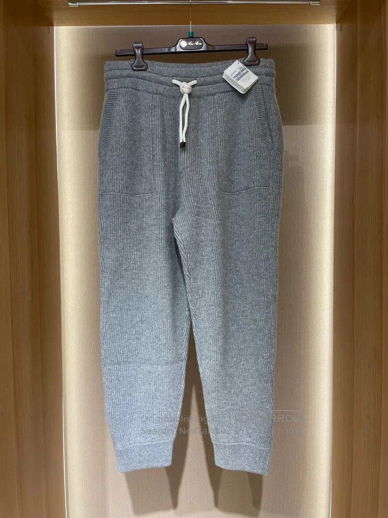 Brunello Cucinelli Brunello Cucinelli Cashmere Sweatpants. Size US 36 / EU 52 - 2 Thumbnail