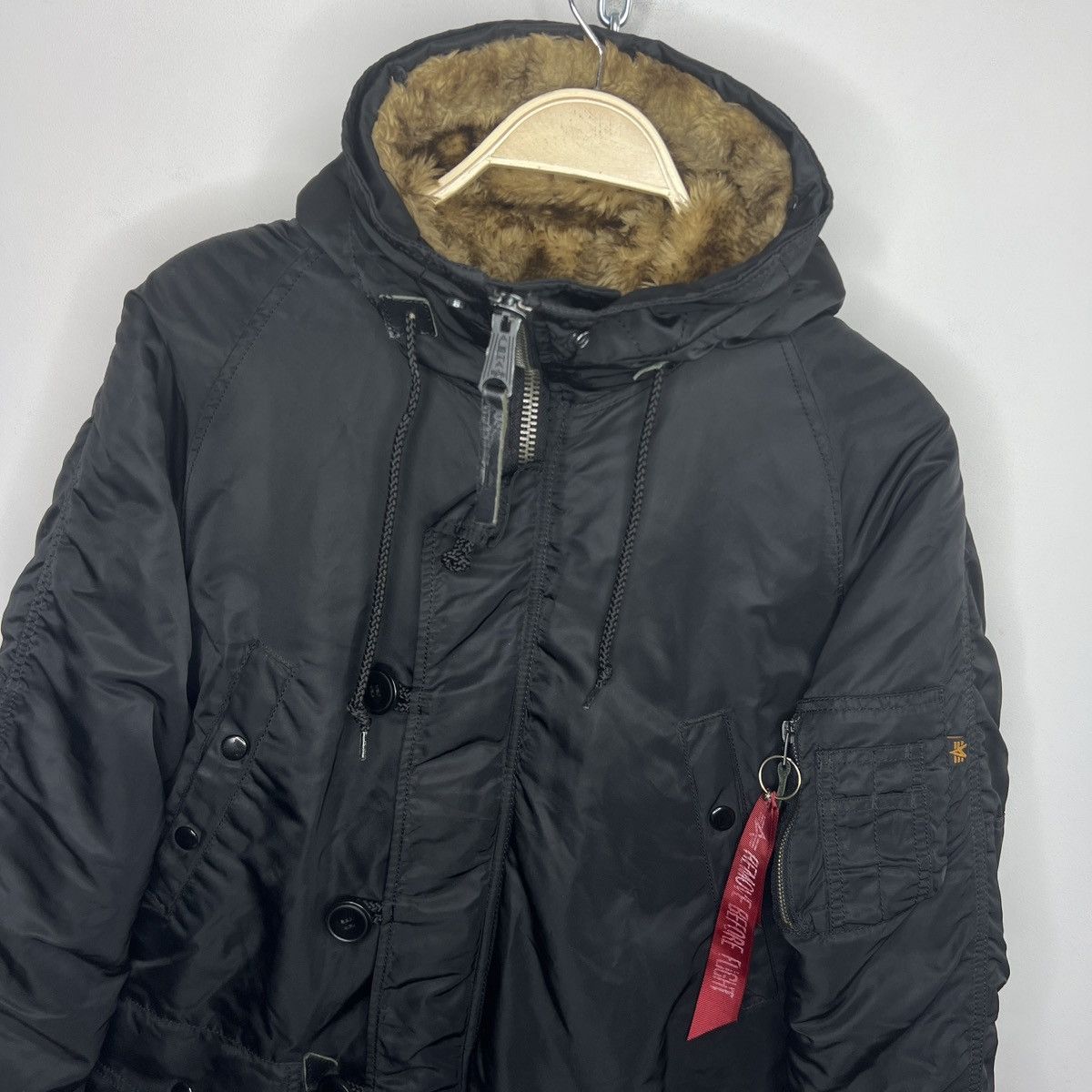 Alpha Industries Y2K 2010s Alpha Industries Type N-38 Black Parka Size US M / EU 48-50 / 2 - 4 Thumbnail