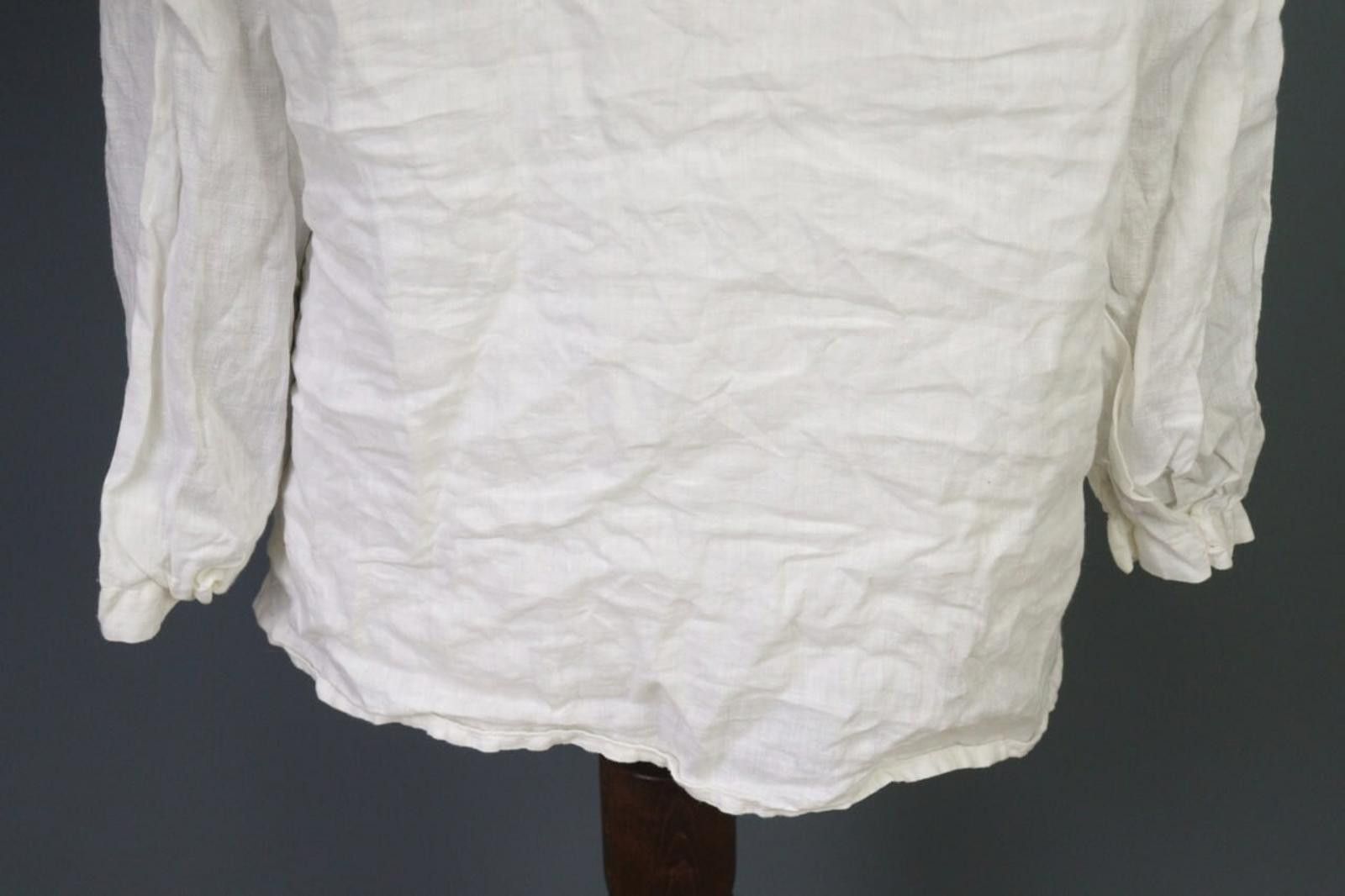Oscar De La Renta Oska White Relaxed Lagenlook Button Up Tunic Shirt Short Size S / US 4 / IT 40 - 10 Thumbnail