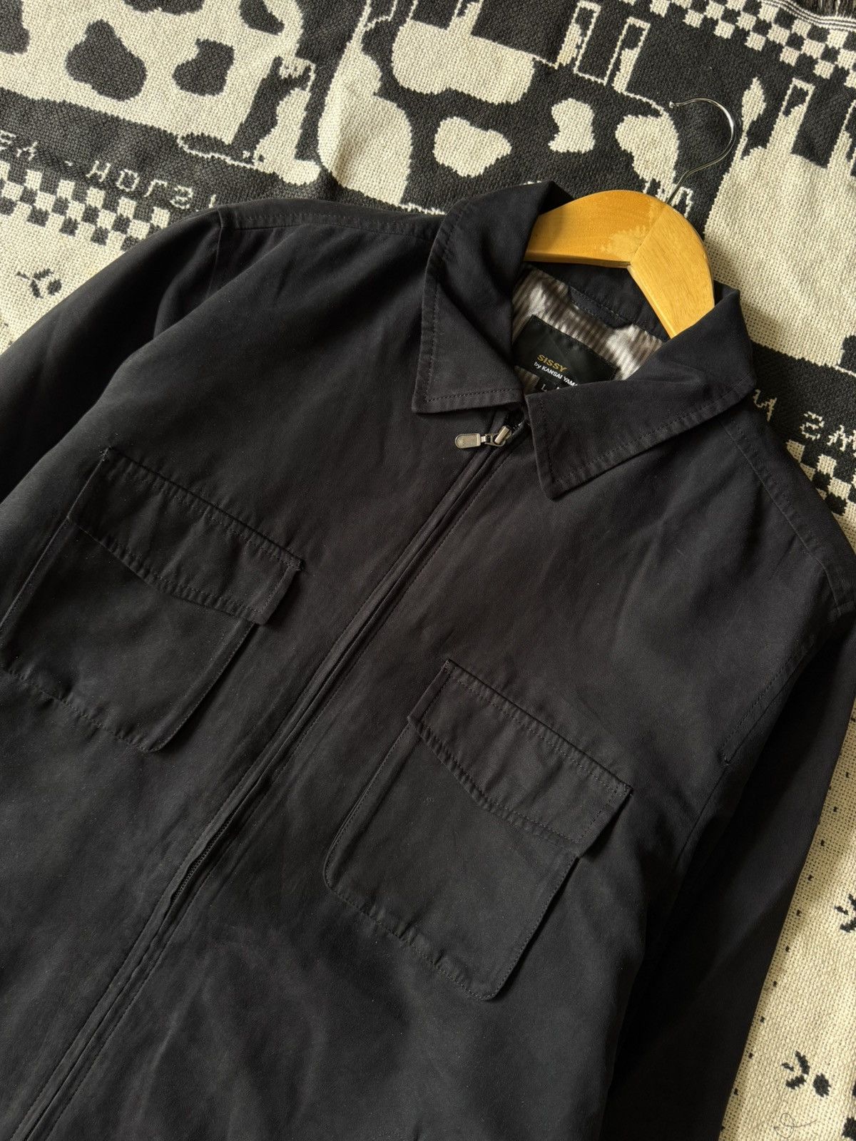 Kansai Yamamoto SISSY BY KANSAI YAMAMOTO UTILITY JACKET VELVET Size US M / EU 48-50 / 2 - 2 Thumbnail
