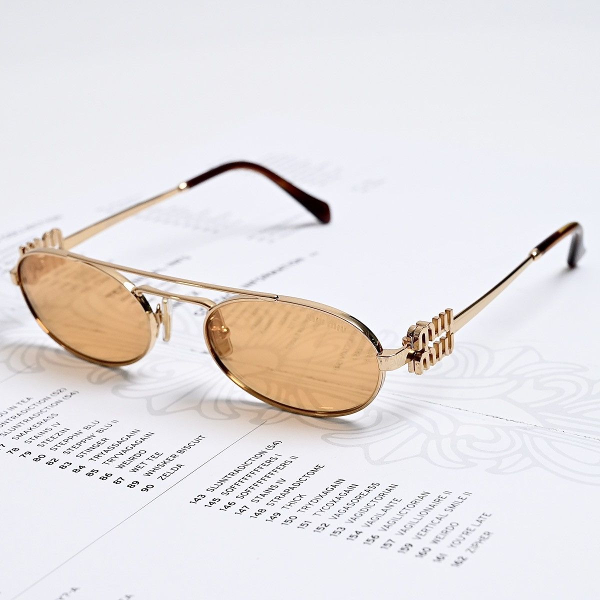 Miu Miu MIU MIU 0MU 54ZS SUNGLASSES Size ONE SIZE - 2 Thumbnail