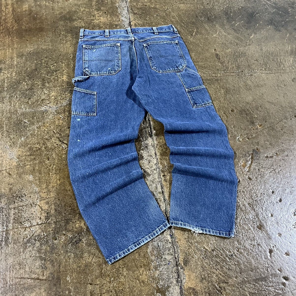 Carhartt × JNCO × Vintage Crazy Vintage Y2K Baggy Carpenter Jeans Skater Wide Leg JNCO Size US 36 / EU 52 - 3 Thumbnail