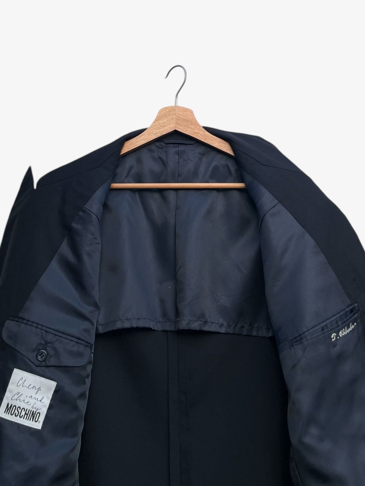 Moschino Moschino Cheap and Chic Navy Double Breasted Tailored Jacket Size US L / EU 52-54 / 3 - 11 Thumbnail