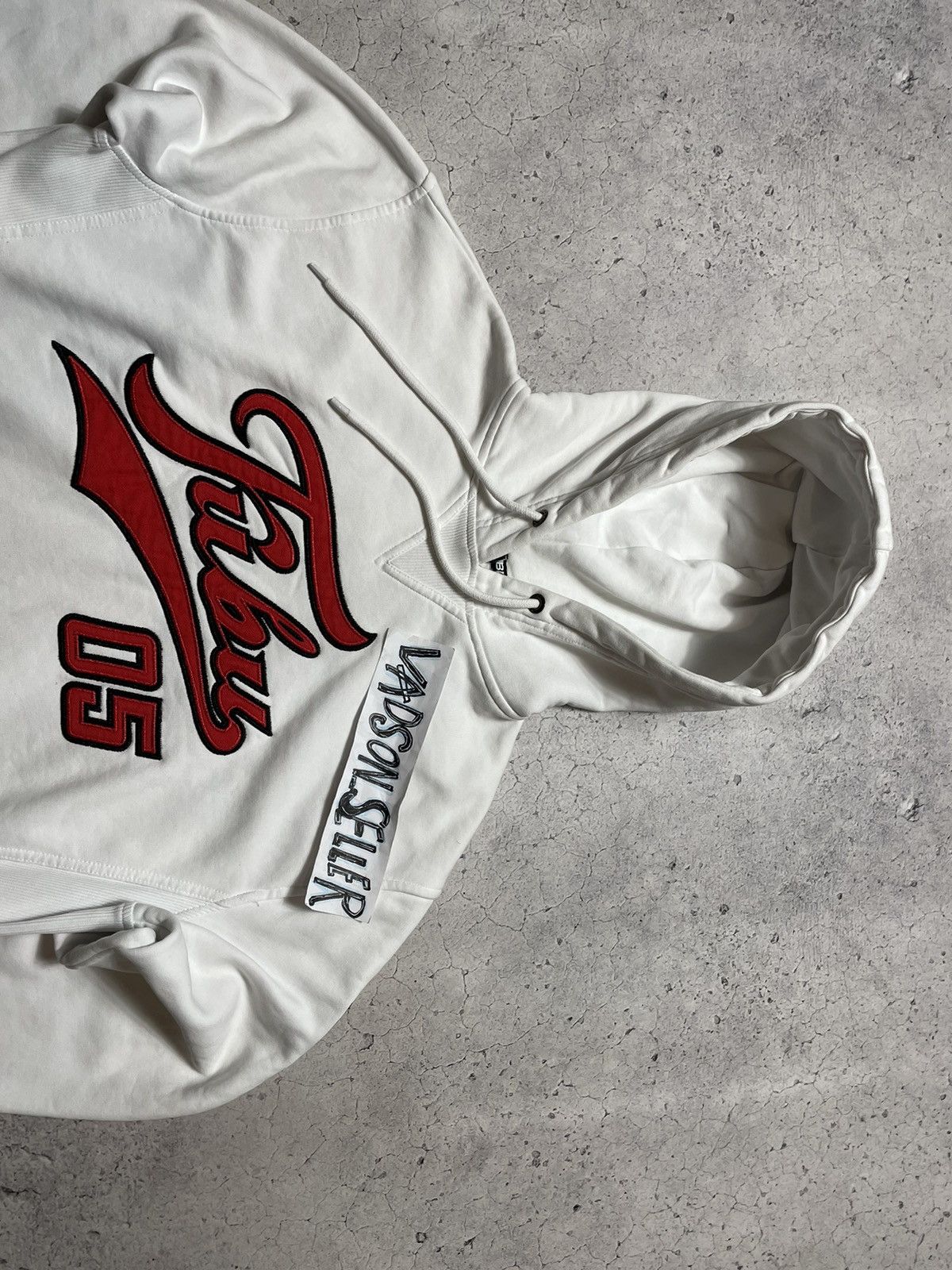 Fubu Vintage Baggy Fubu Hoodie 05 Big Logo White Y2K Size US L / EU 52-54 / 3 - 6 Thumbnail