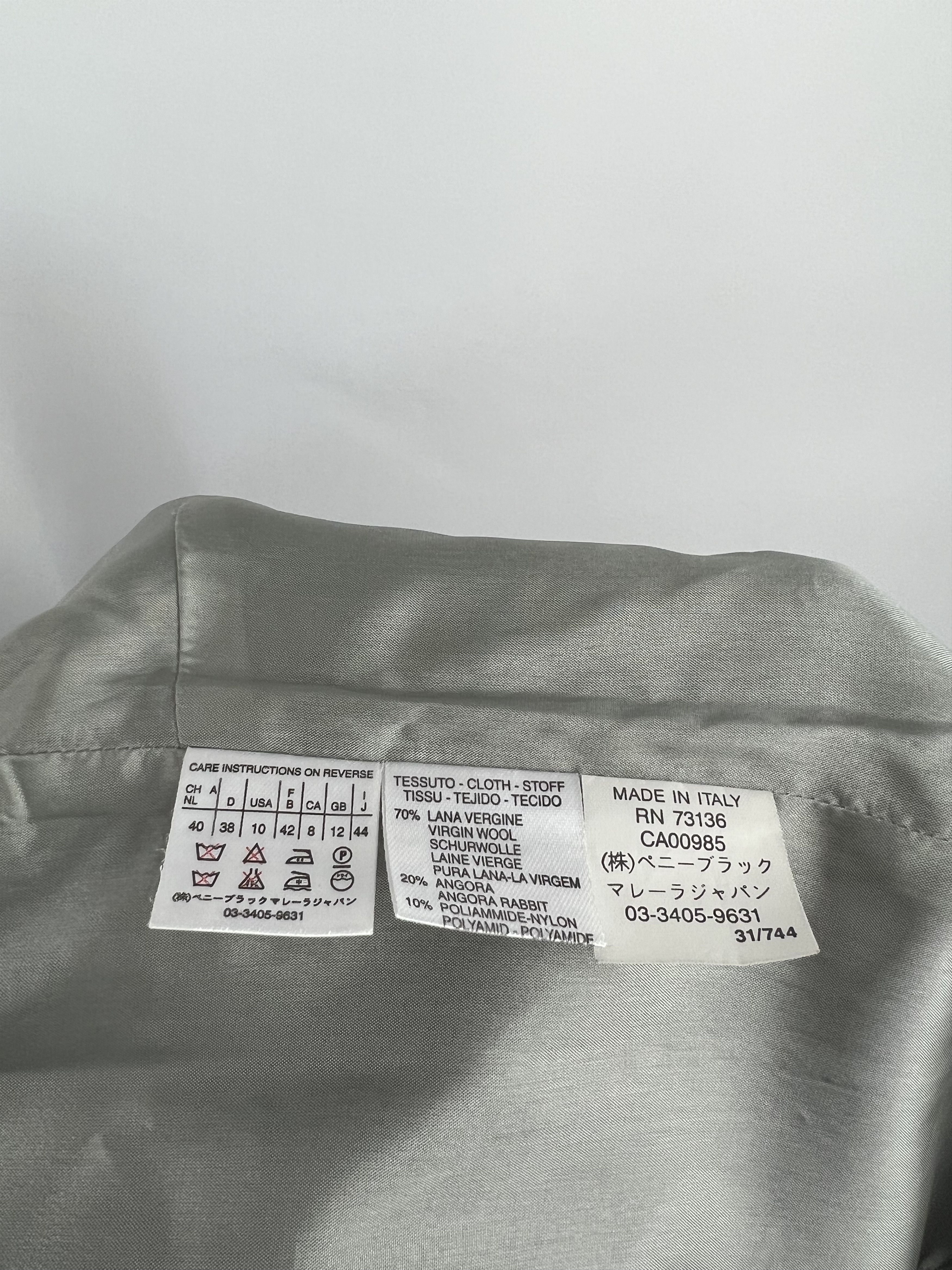 Marella Marella Vintage Gray Wool Suit Skirt Size IT44 US10 D38 GB12 Size M / US 6-8 / IT 42-44 - 10 Thumbnail