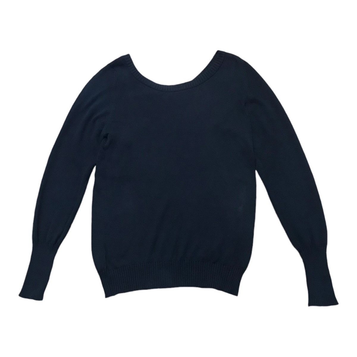 Chanel × Vintage Chanel Scoop Neckline Knitwear Sweater Size S / US 4 / IT 40 - 5 Thumbnail