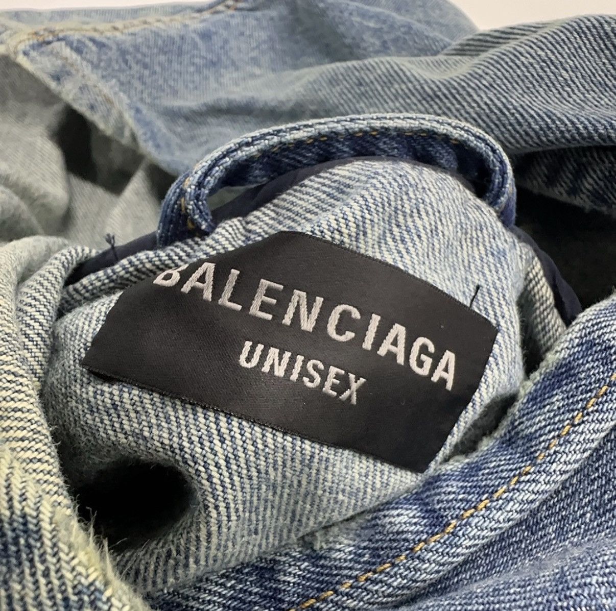 Balenciaga Balenciaga FW22 denim pullover hoodie jacket Size US M / EU 48-50 / 2 - 6 Thumbnail