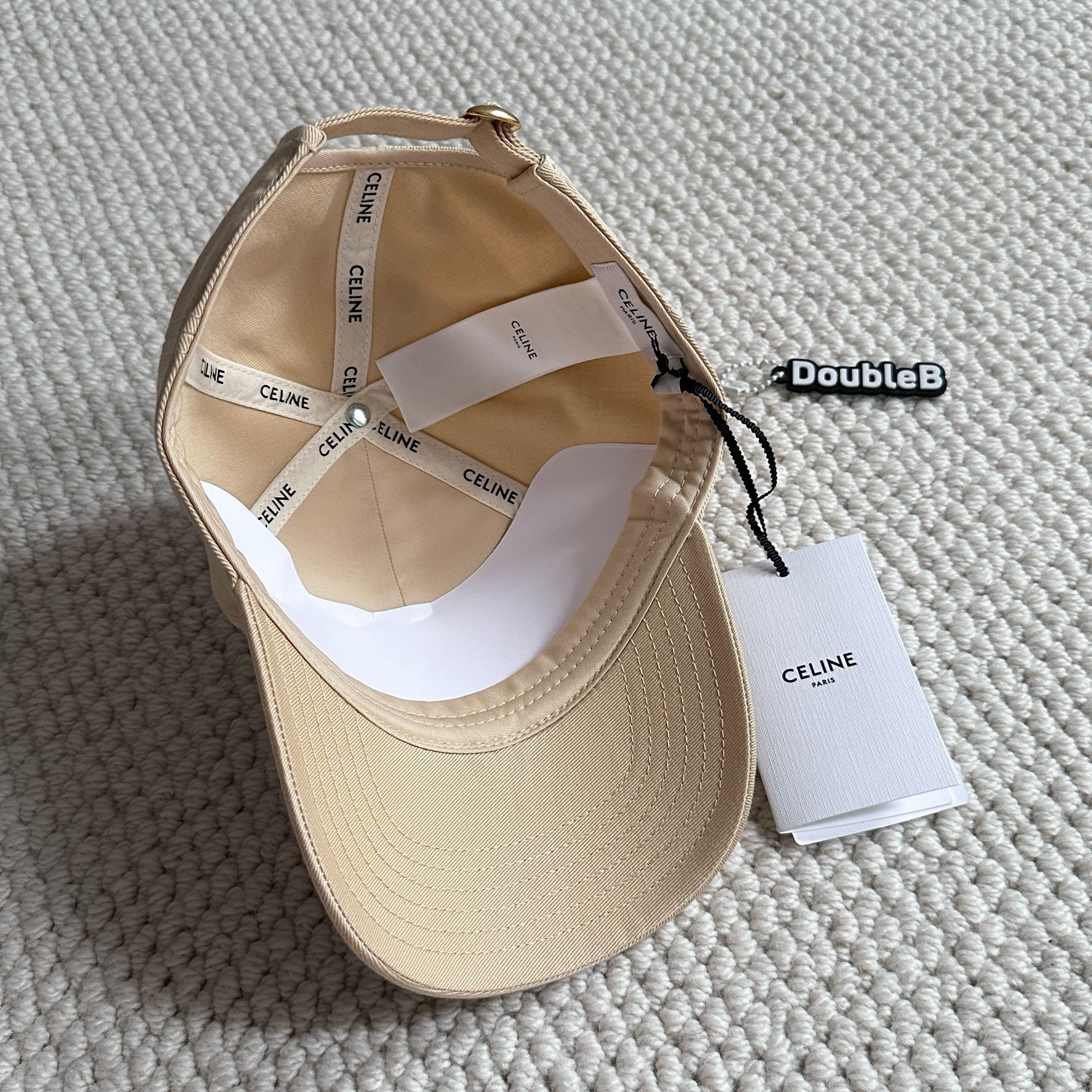 Celine CELINE Triomphe baseball cap in washed cotton Size ONE SIZE - 5 Thumbnail