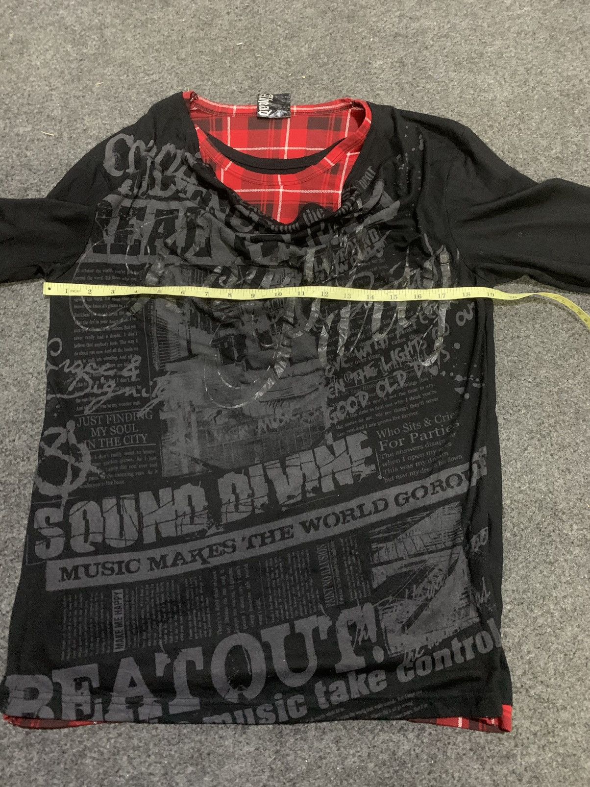 Hysteric Glamour × Japanese Brand × Le Grande Bleu (L.G.B.) CLAS AHEAD ANARCHY POEM DOUBLE LAYERS Size US M / EU 48-50 / 2 - 11 Thumbnail