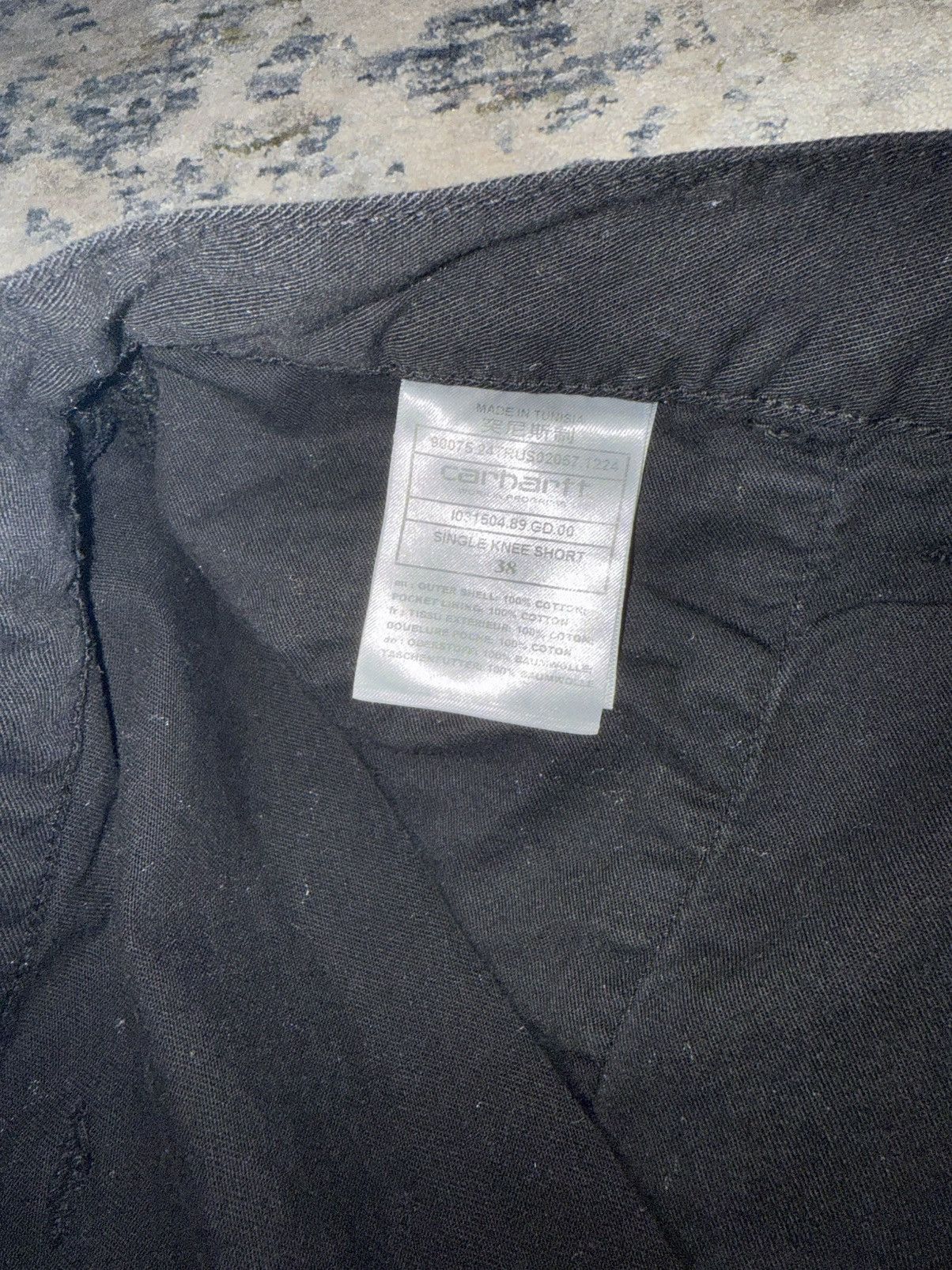 Carhartt × Carhartt Wip Carhartt WIP Single Knee Black Knit Shorts Sz 38 Size US 38 / EU 54 - 5 Thumbnail