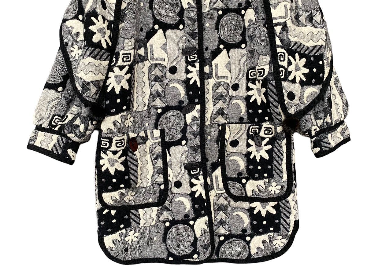 Japanese Brand × Vintage Vintage Brand Franca V Paoloni Patchwork Jacket 1990s Size US S / EU 44-46 / 1 - 6 Thumbnail