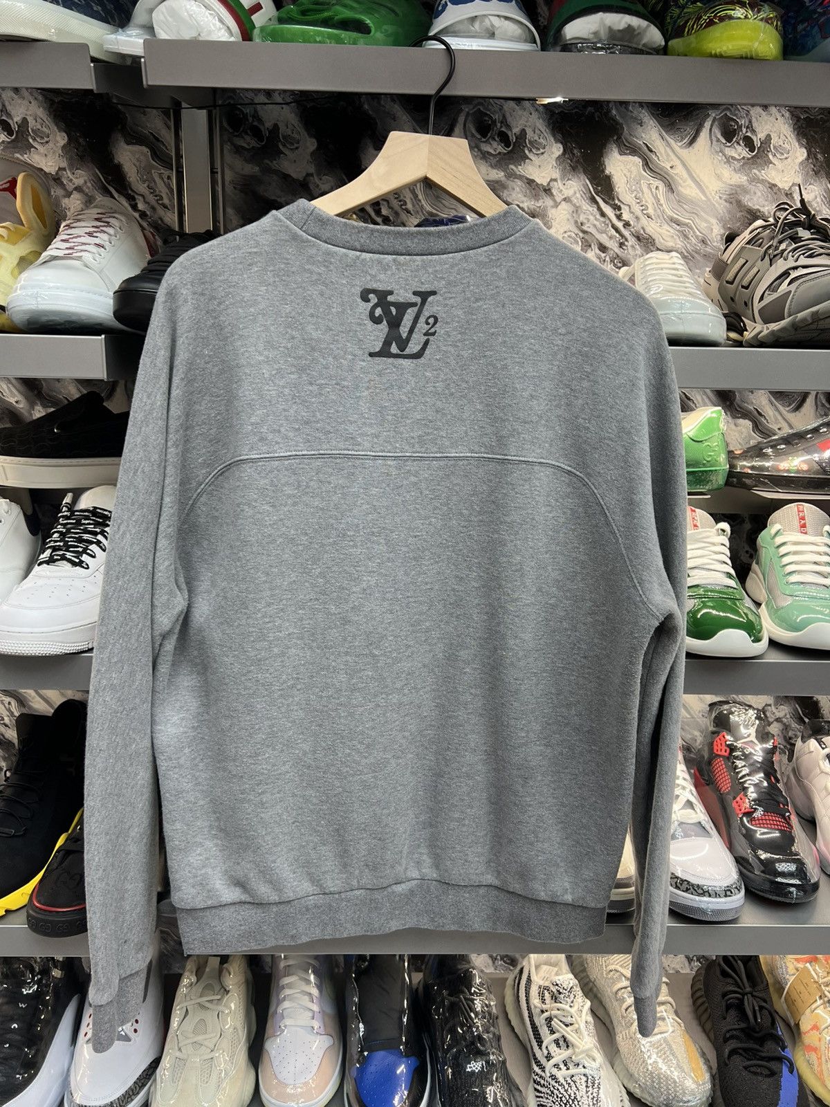 Louis Vuitton Louis Vuitton Grey Nigo Sweater Size US M / EU 48-50 / 2 - 2 Thumbnail