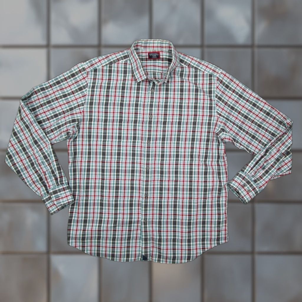 UNTUCKit VINTAGE UNTUCKit Men's Shirt XL Green Plaid Button Up Casual Work Hike Size US XL / EU 56 / 4 - 1 Thumbnail
