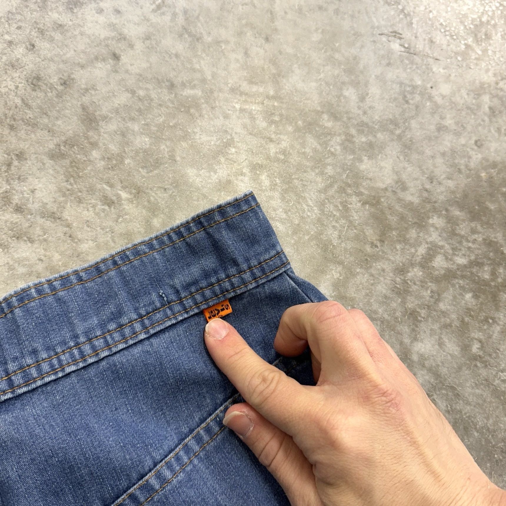 Levi's VINTAGE Levi's Orange Tab Jeans Womens 27 Blue Bell Bottom 70s Hippie Bohemian Rock Festival USA 60s 70s Womens Jeans 27 Blue Levis 684? Flared Size 27" / US 4 / IT 40 - 4 Thumbnail