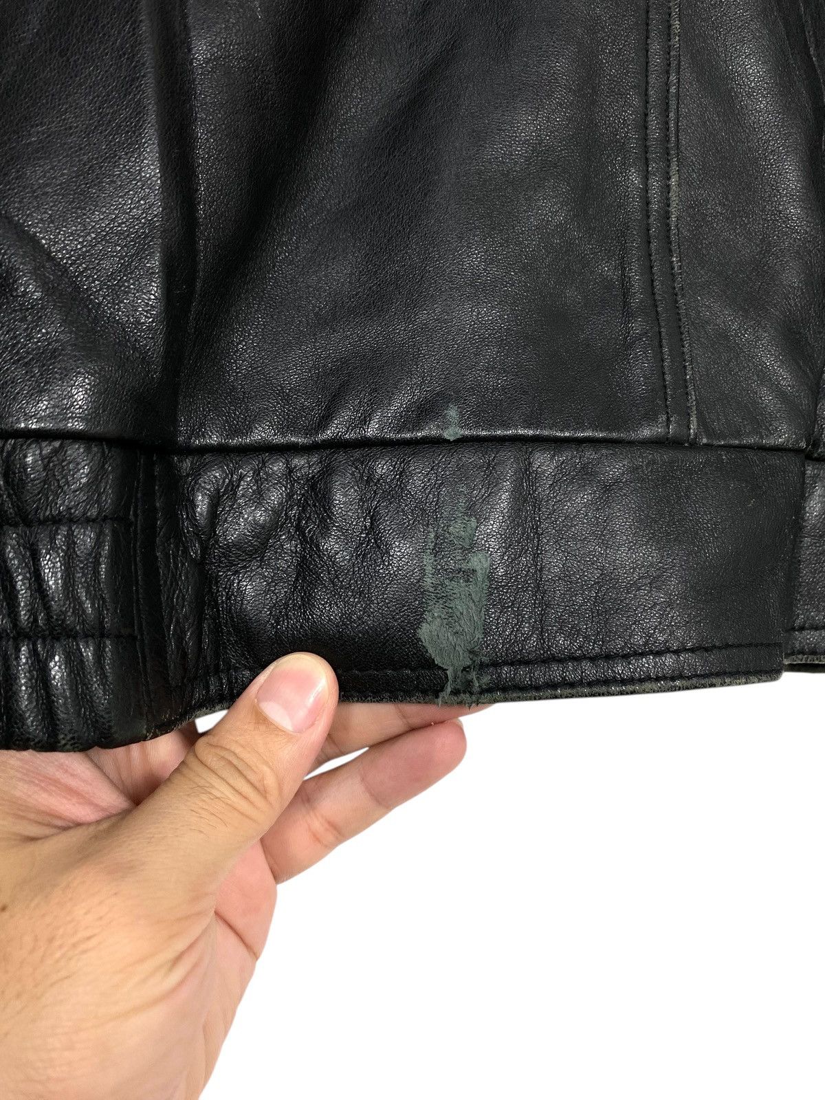 Japanese Brand Rare‼️ Vintage D’Homme A Homme Sheepskin B3 Leather Jacket Size US S / EU 44-46 / 1 - 15 Thumbnail