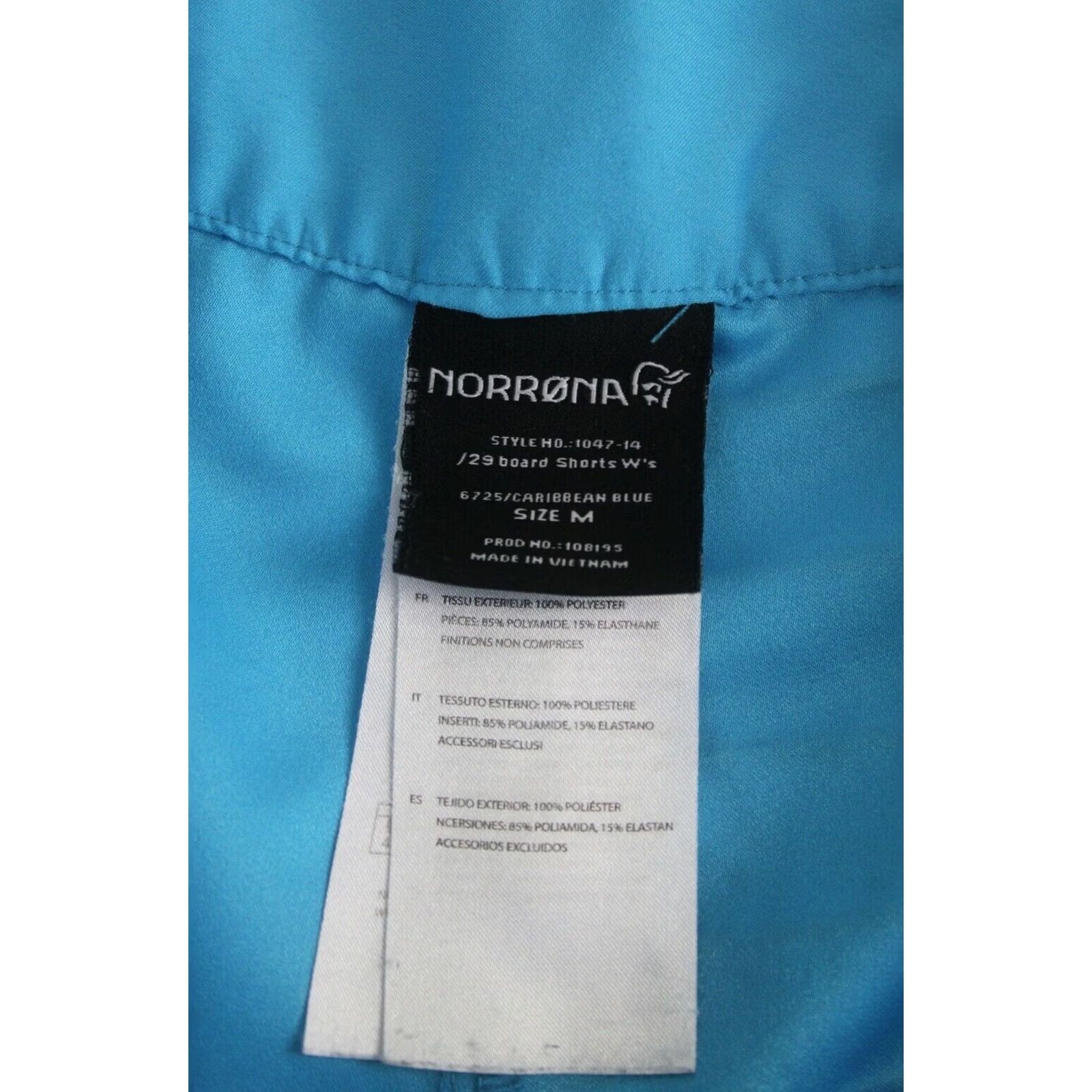 Vintage NORRONA /29 Board Shorts Polyester Blend Light Leisure Women's MEDIUM Size 32" / US 10 / IT 46 - 6 Thumbnail