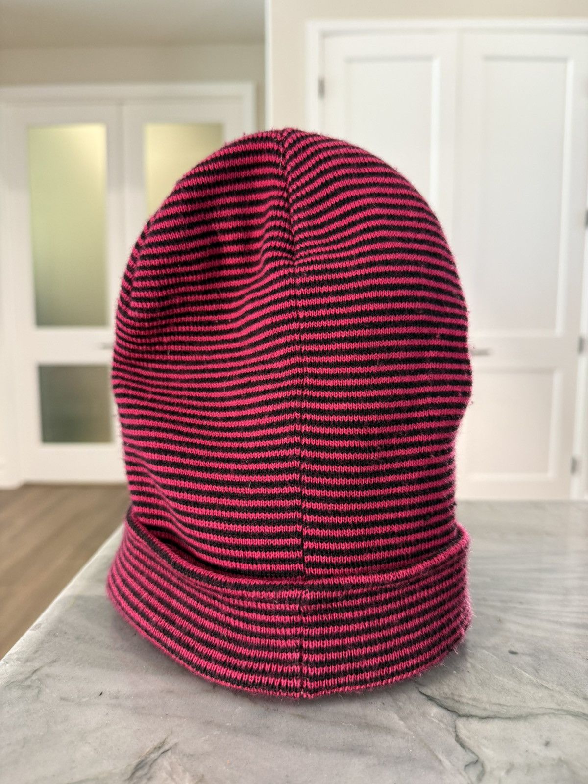Supreme Supreme Logo Beanie Striped Size ONE SIZE - 2 Thumbnail