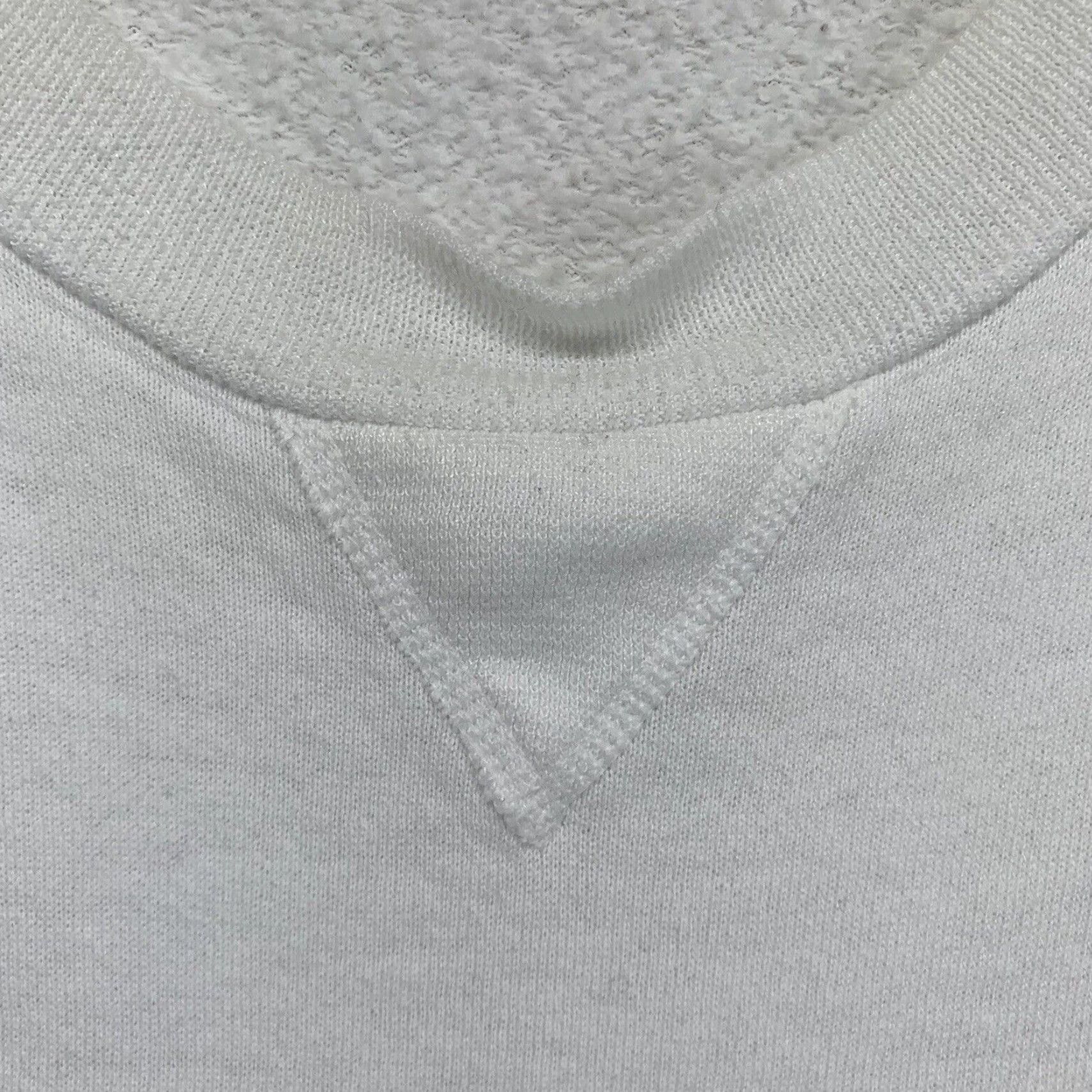 Russell Athletic VINTAGE Russell Athletic Crewneck Sweatshirt Unisex Adults 2XL White Logo Sweatshirt Retro 90s Grunge Hipster High School Tennis Gym & Training Size US XXL / EU 58 / 5 - 5 Thumbnail
