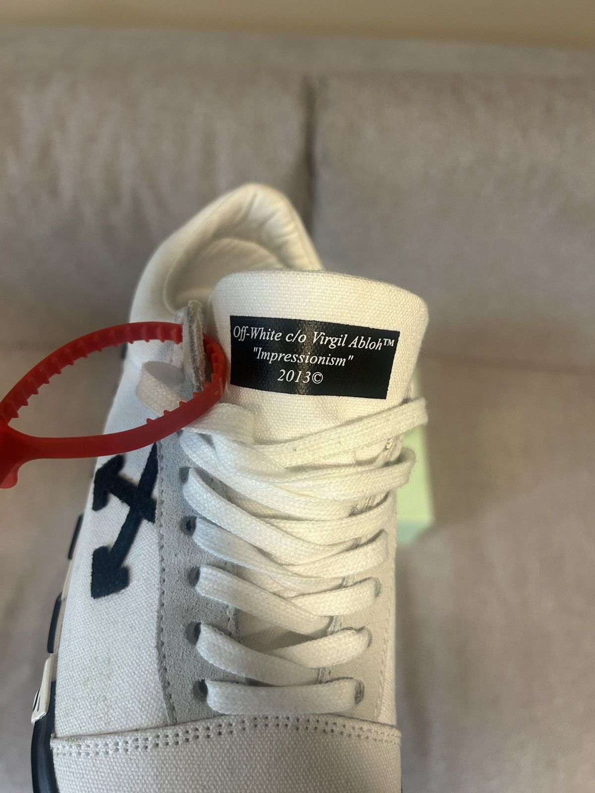 Off-White Off-white Vulc Low White (Updated Stripes) Size US 7 / EU 40 - 5 Thumbnail