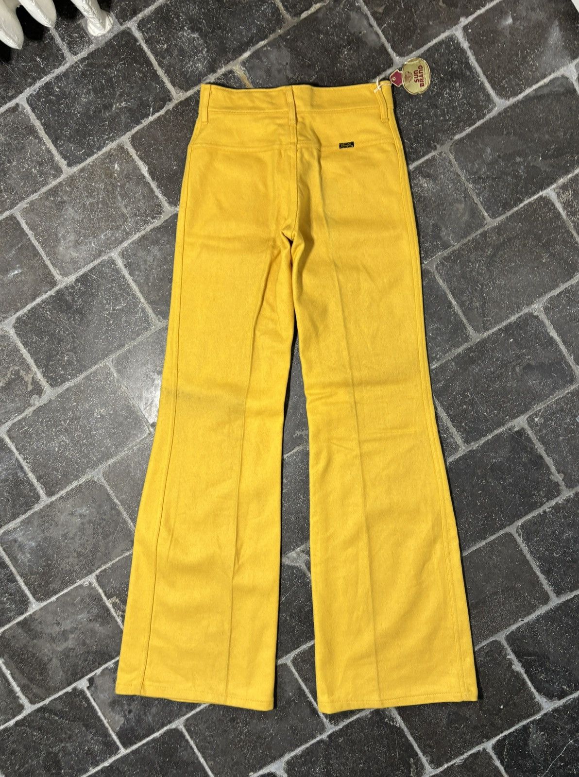Wrangler 1970s Wrangler Blue Bell Bottoms True Vintage Wool Trouser Size 26" / US 2 / IT 38 - 17 Thumbnail
