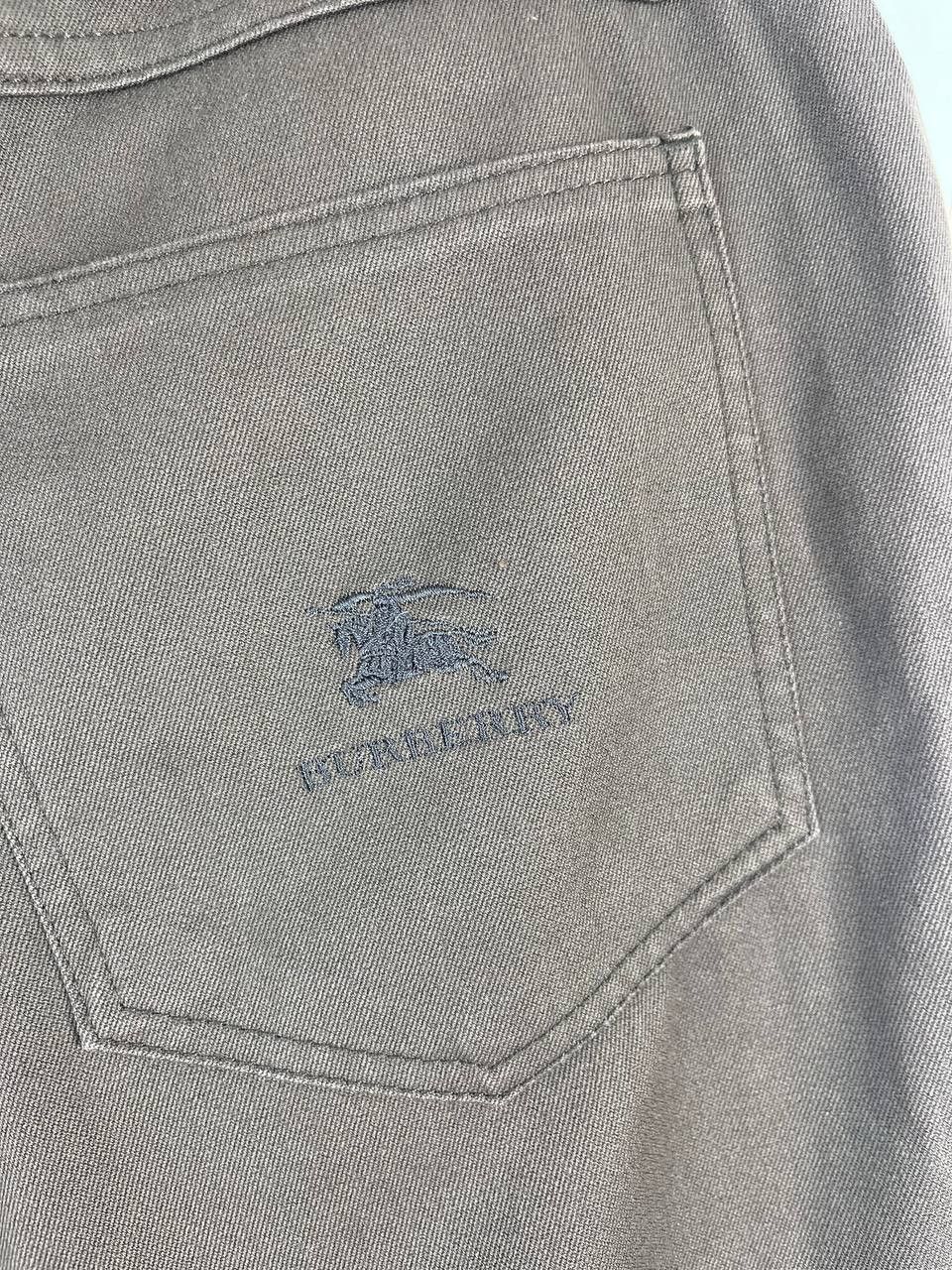 Burberry Burberry London Brown Stretch Cotton Pants Women’s Size 48 Size 38" / US 16 / IT 52 - 6 Thumbnail