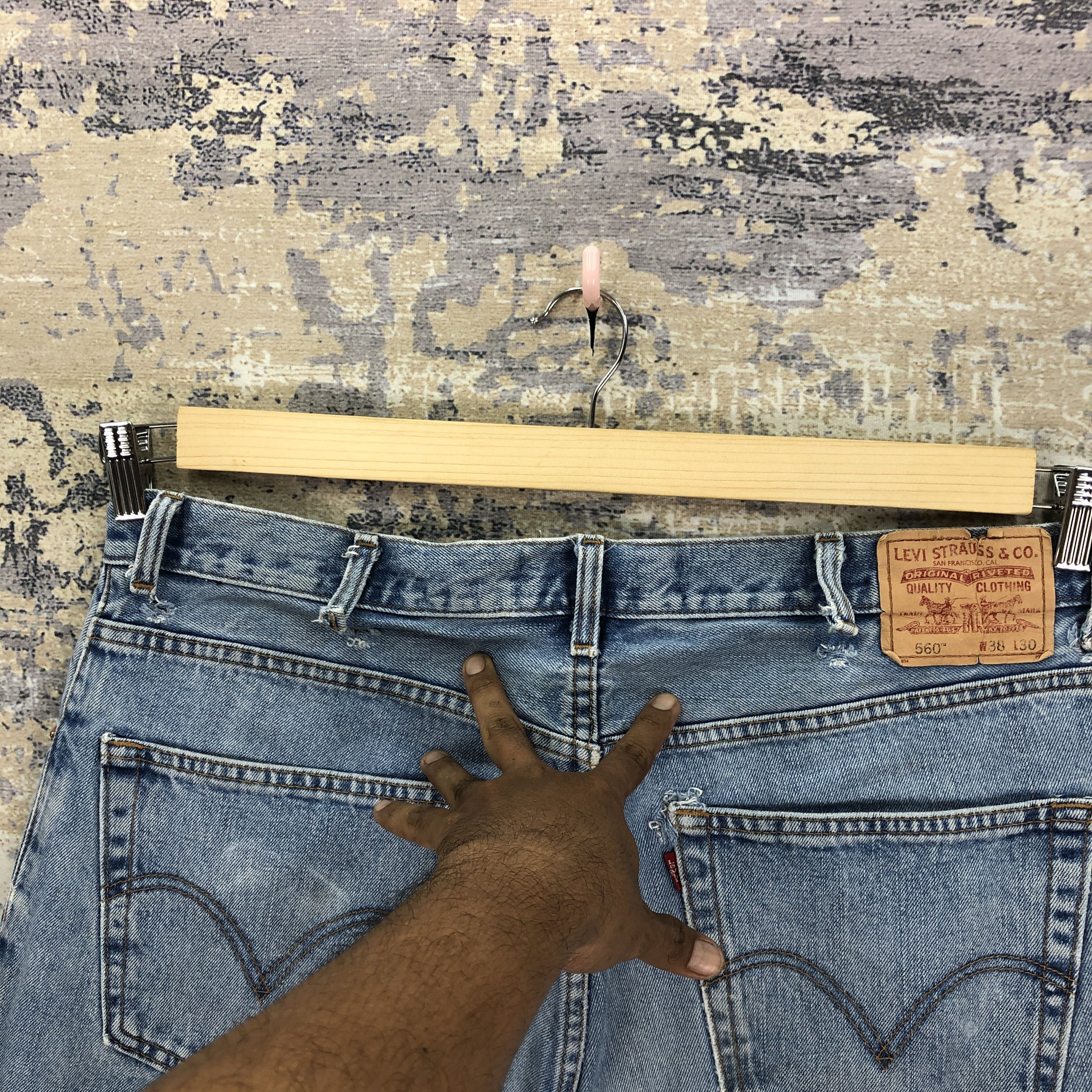 Levi's Vintage Y2K Levis Light Wash Jeans Levi's Sun Faded Denim Size US 36 / EU 52 - 11 Thumbnail