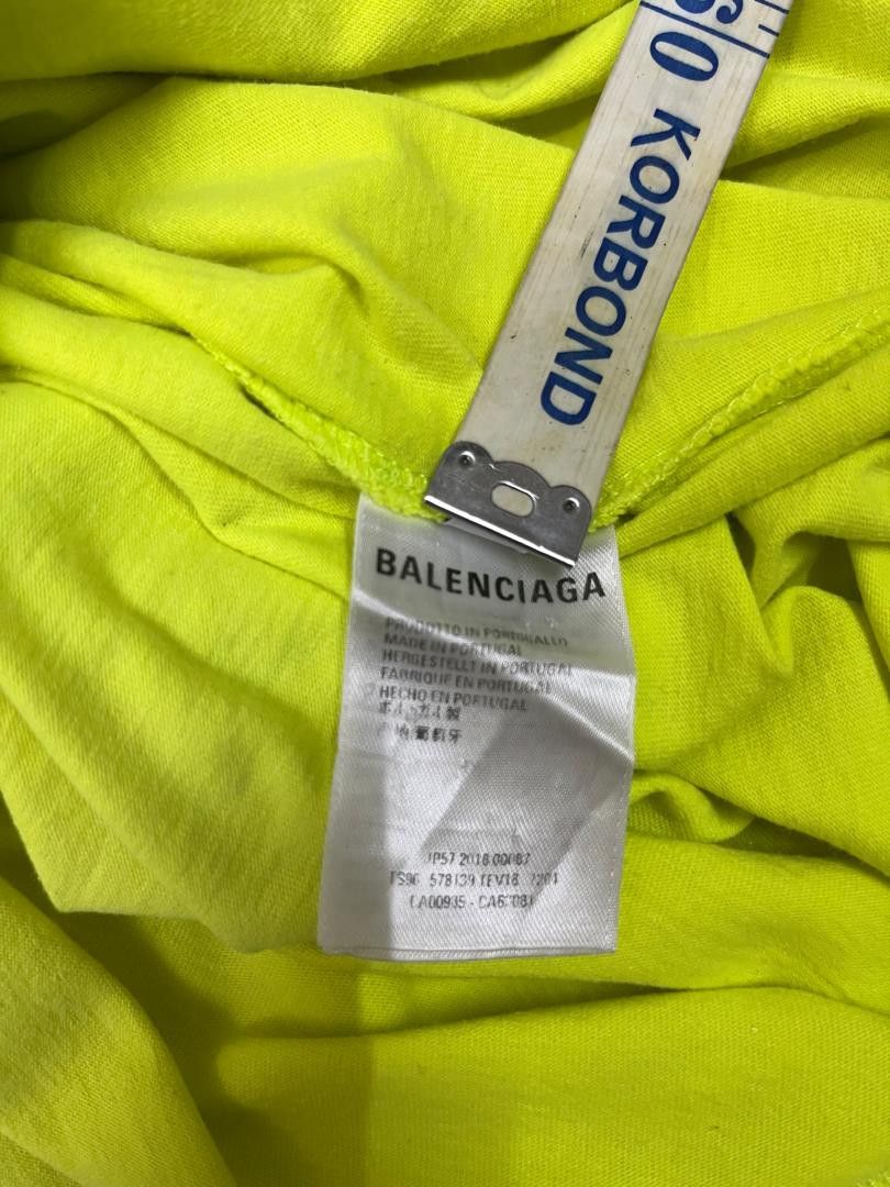Balenciaga × Designer Balenciaga 2018 logo tab t-shirt Size US S / EU 44-46 / 1 - 6 Thumbnail