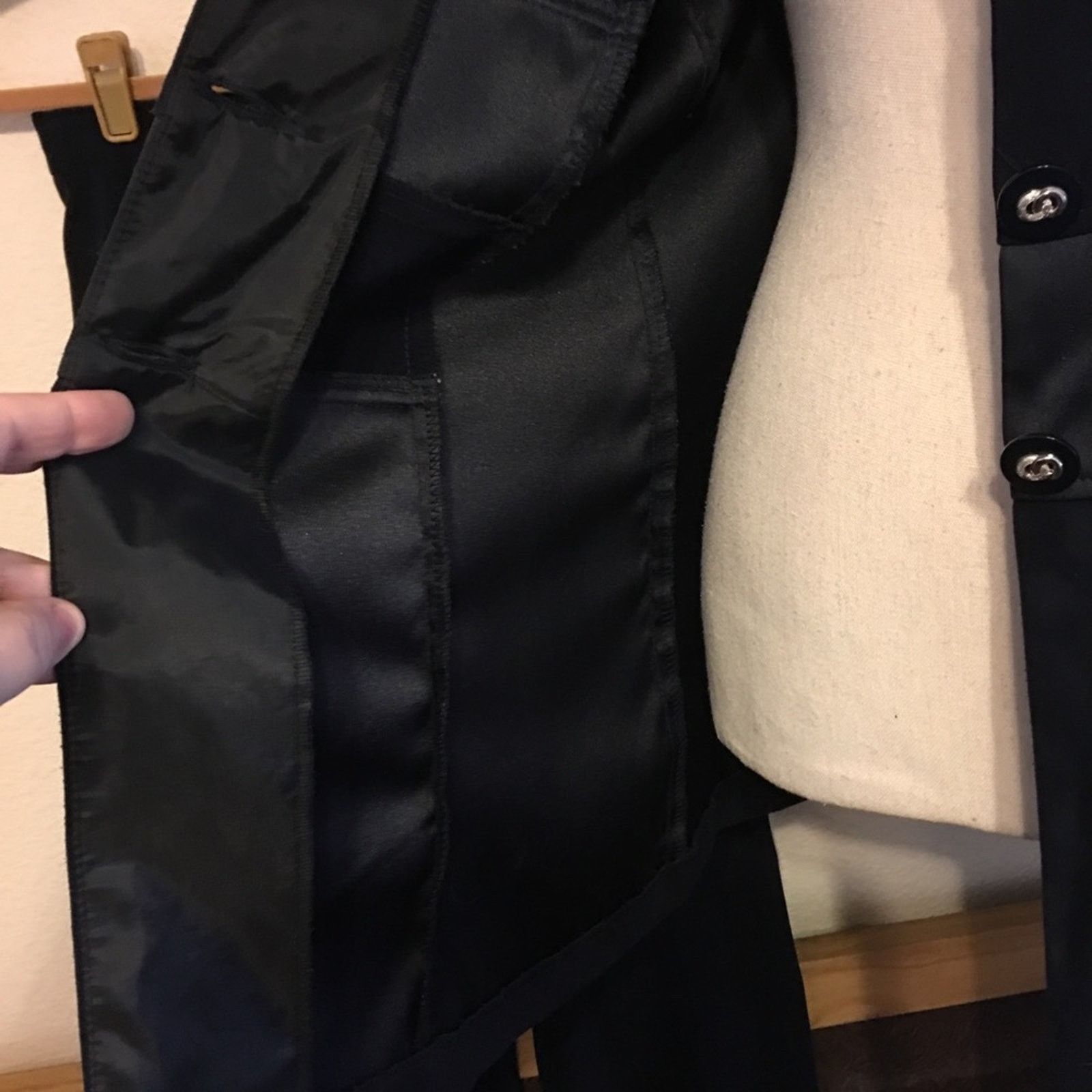 Vintage Helene Blake military style jacket pant suit set Size M / US 6-8 / IT 42-44 - 7 Thumbnail