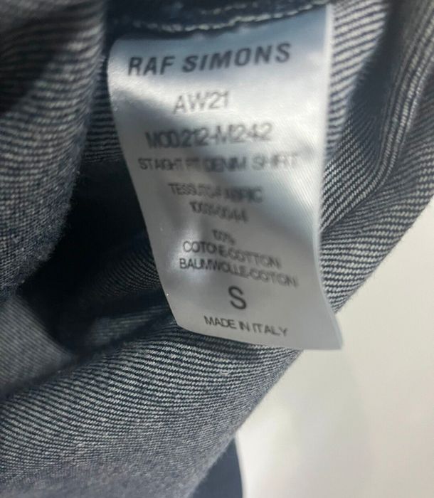 Raf Simons Raf Simons 21aw Blue Label Denim Jacket | Grailed