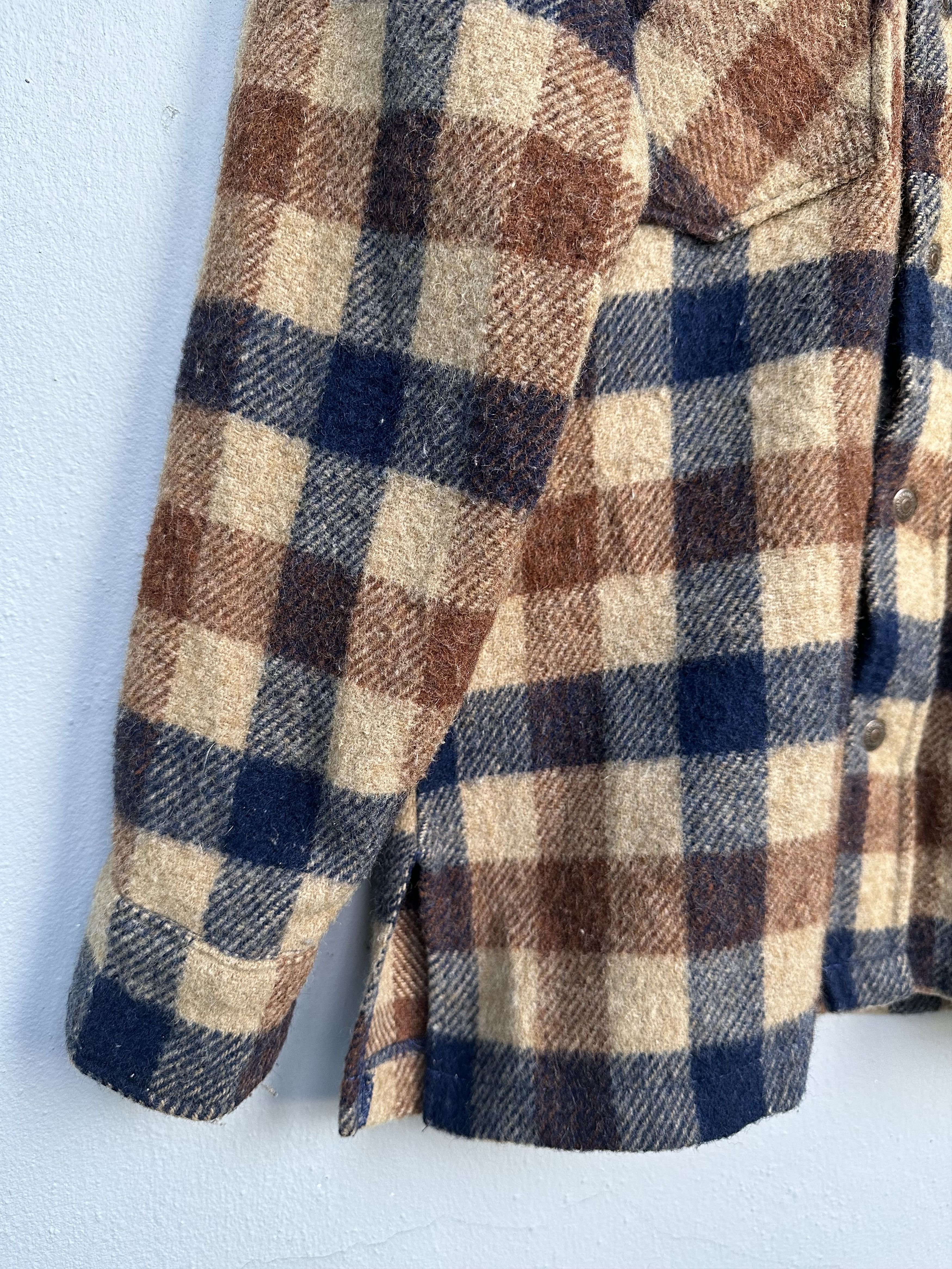 Levi's Rare Vintage 80 Levi’s Tartan Flannel Wool Nylon Snap Button Size US M / EU 48-50 / 2 - 10 Thumbnail