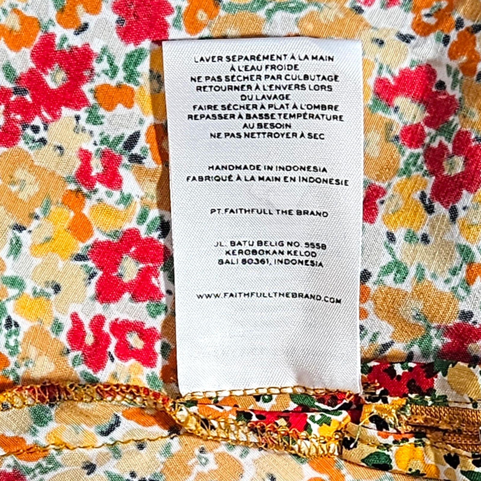 FAITHFULL NWT Faithfull the Brand Il Carro La Gomera Mini Dress Sz. 8 Size M / US 6-8 / IT 42-44 - 7 Thumbnail