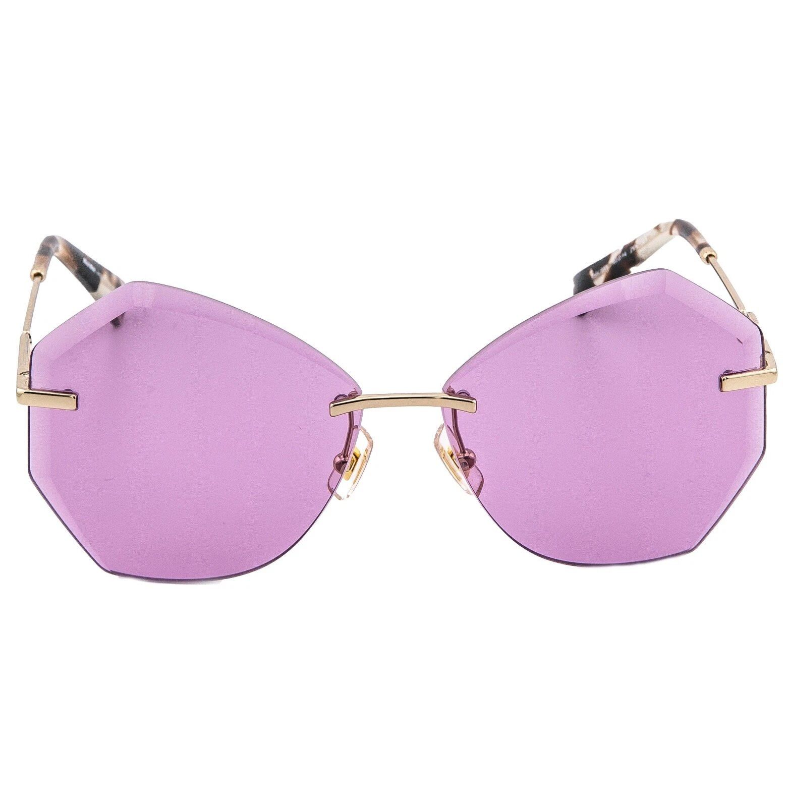 Miu Miu MIU MIU CHARM MU55XS Gold Pink Geometric Luxury Fashion 55X Size ONE SIZE - 5 Thumbnail