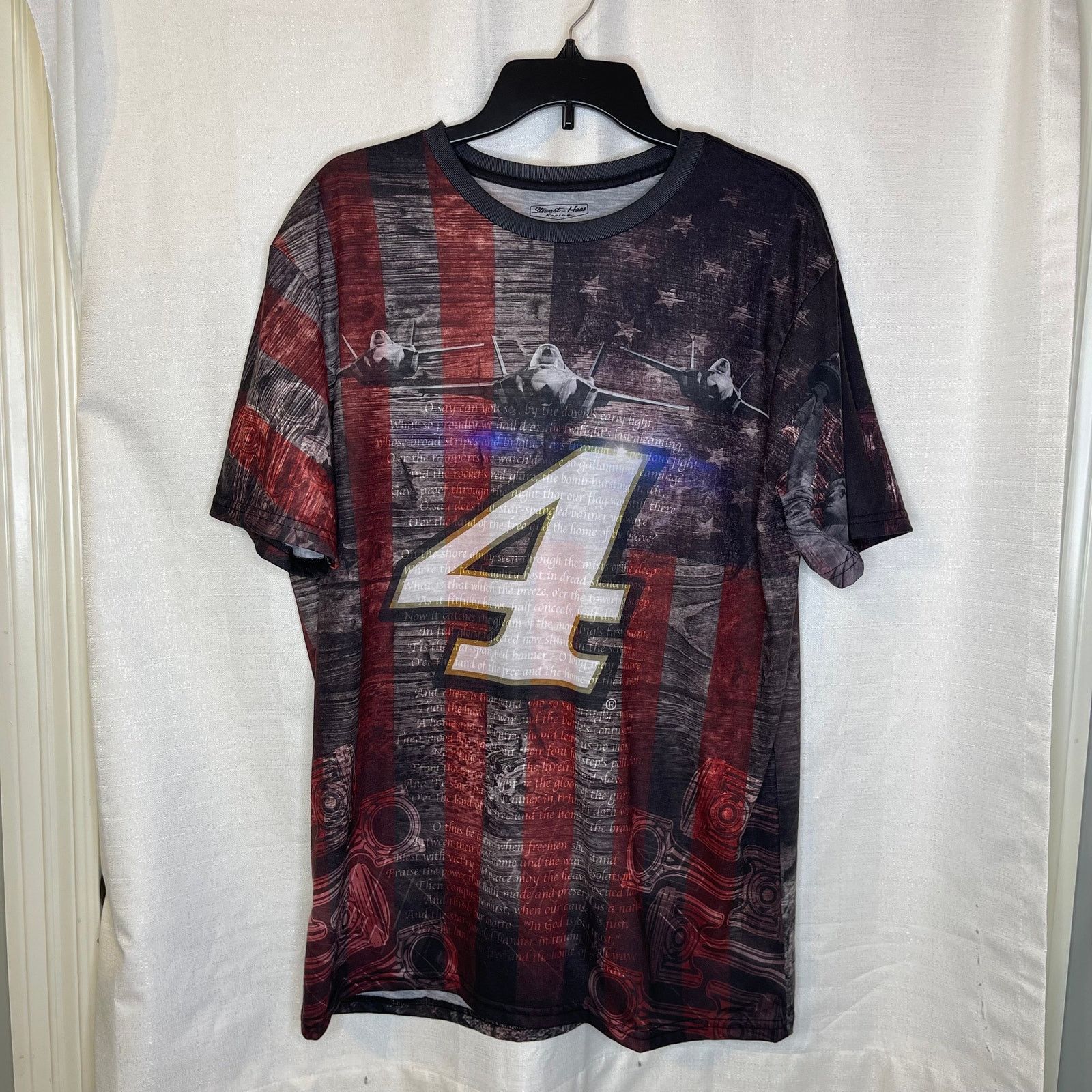 NASCAR Stewart-Haas Racing Short Sleeve American Shirt, #4, Large Size US L / EU 52-54 / 3 - 2 Thumbnail