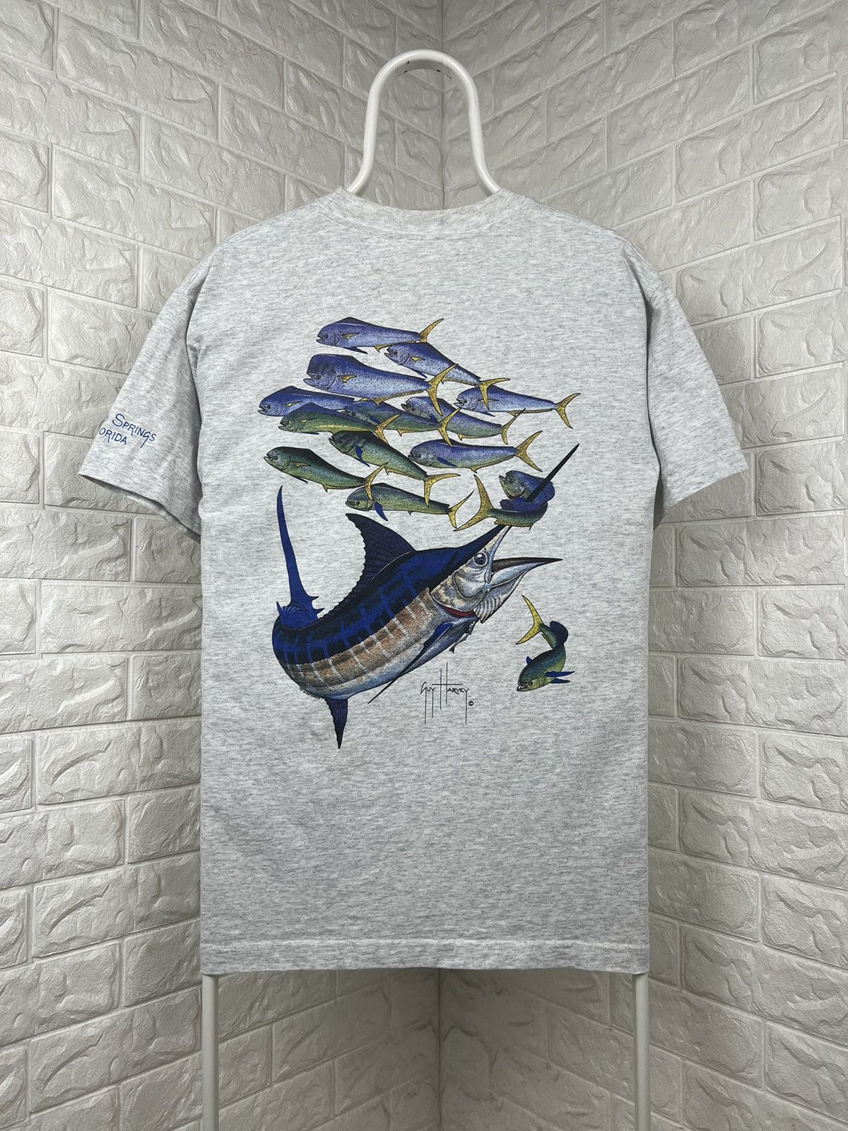Guy Harvey × Vintage Guy-Harvey Nautical Sealife Fish Artwork Pocket Shirt Size US M / EU 48-50 / 2 - 1 Thumbnail