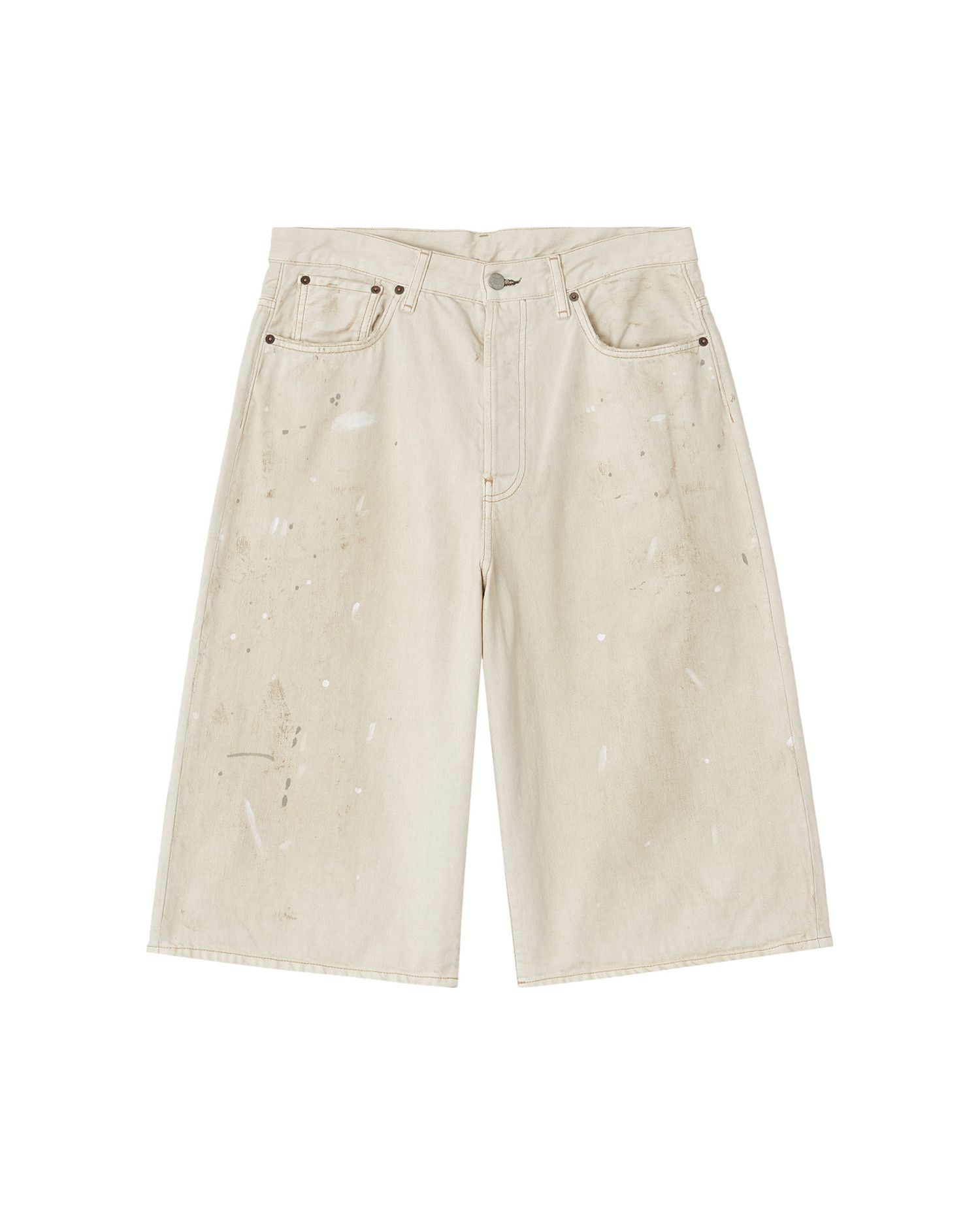 Acne Studios Acne Studios Splatter Distressed Design Shorts Size US 30 / EU 46 - 1 Thumbnail
