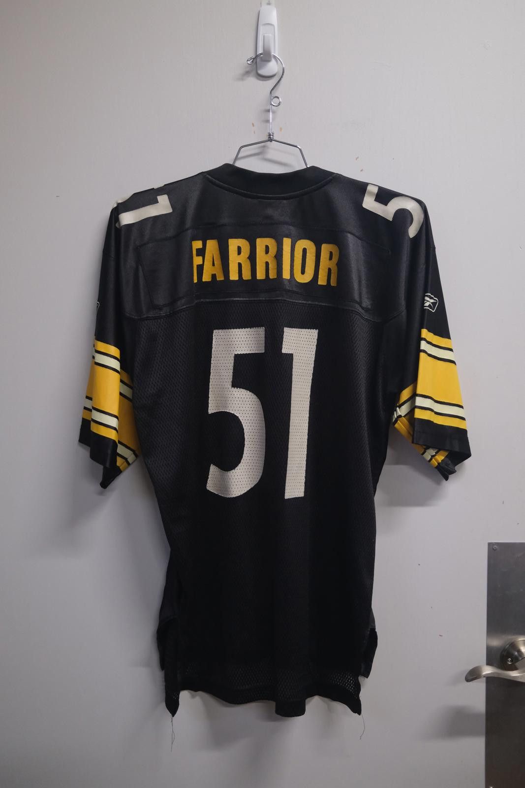 Reebok Reebok Pittsburgh Steelers Farrior #57 Football Jersey Size ONE SIZE - 2 Thumbnail