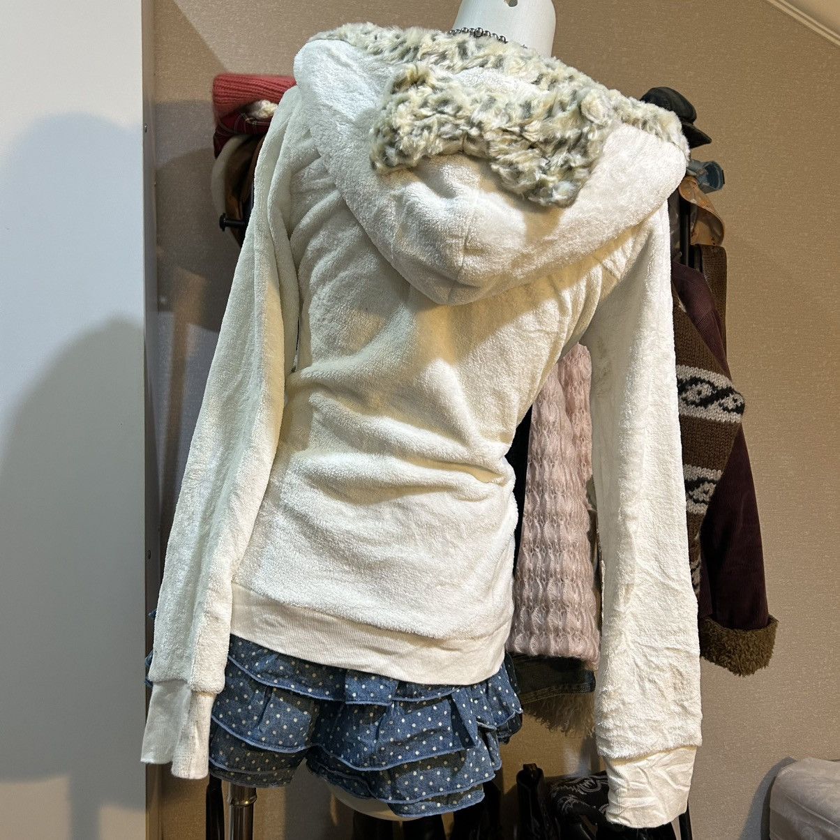 LIZ LISA Tralala by Liz Lisa Gyaru Snow Leopard Hooded Jacket Size S / US 4 / IT 40 - 3 Thumbnail