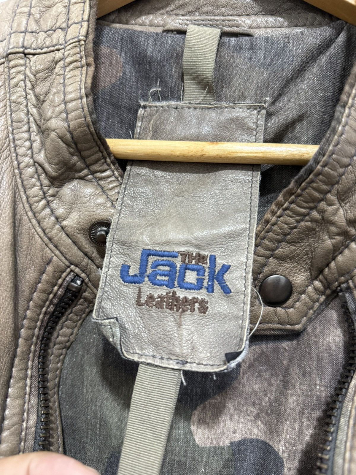 Vintage Natural faded The Jack Leather Jacket Size US S / EU 44-46 / 1 - 14 Thumbnail