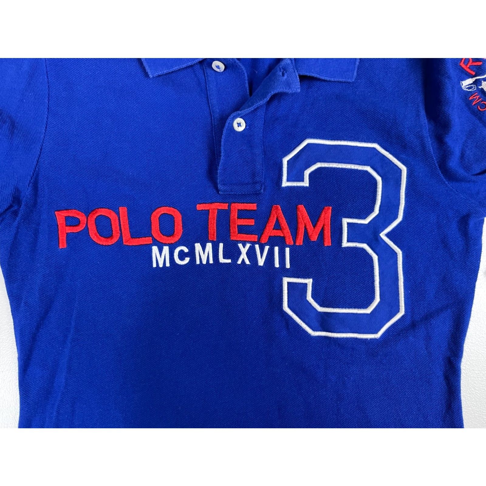 Ralph Lauren Ralph Lauren Women's The Skinny Polo Shirt Long Sleeve Embroidered Sz M Blue Polo Regular Women’s XS? Size M / US 6-8 / IT 42-44 - 6 Thumbnail