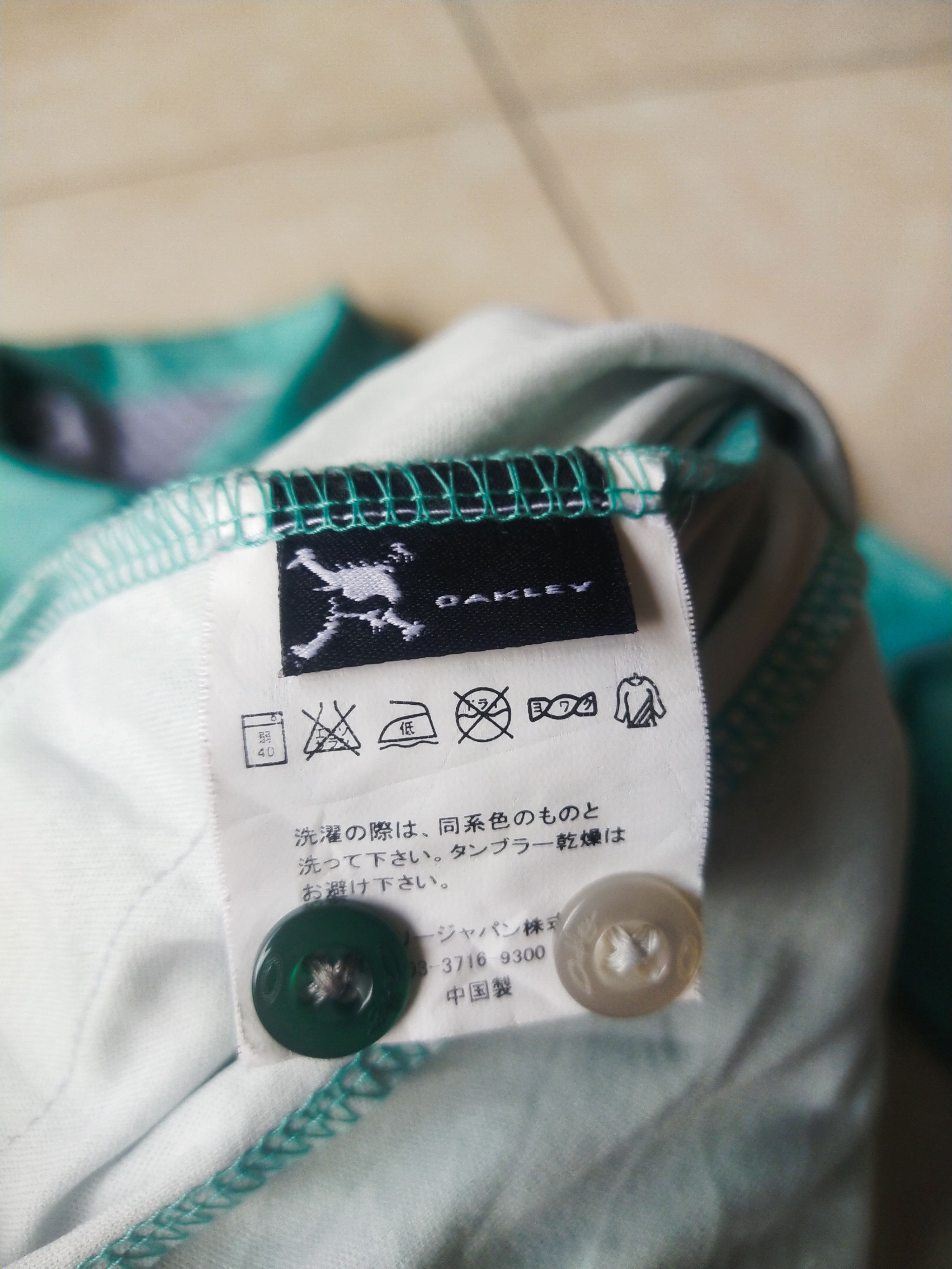 Oakley Oakley Archive Script Logo Long Sleeve Tech Polo Shirt Japan Size L / US 10 / IT 46 - 7 Thumbnail