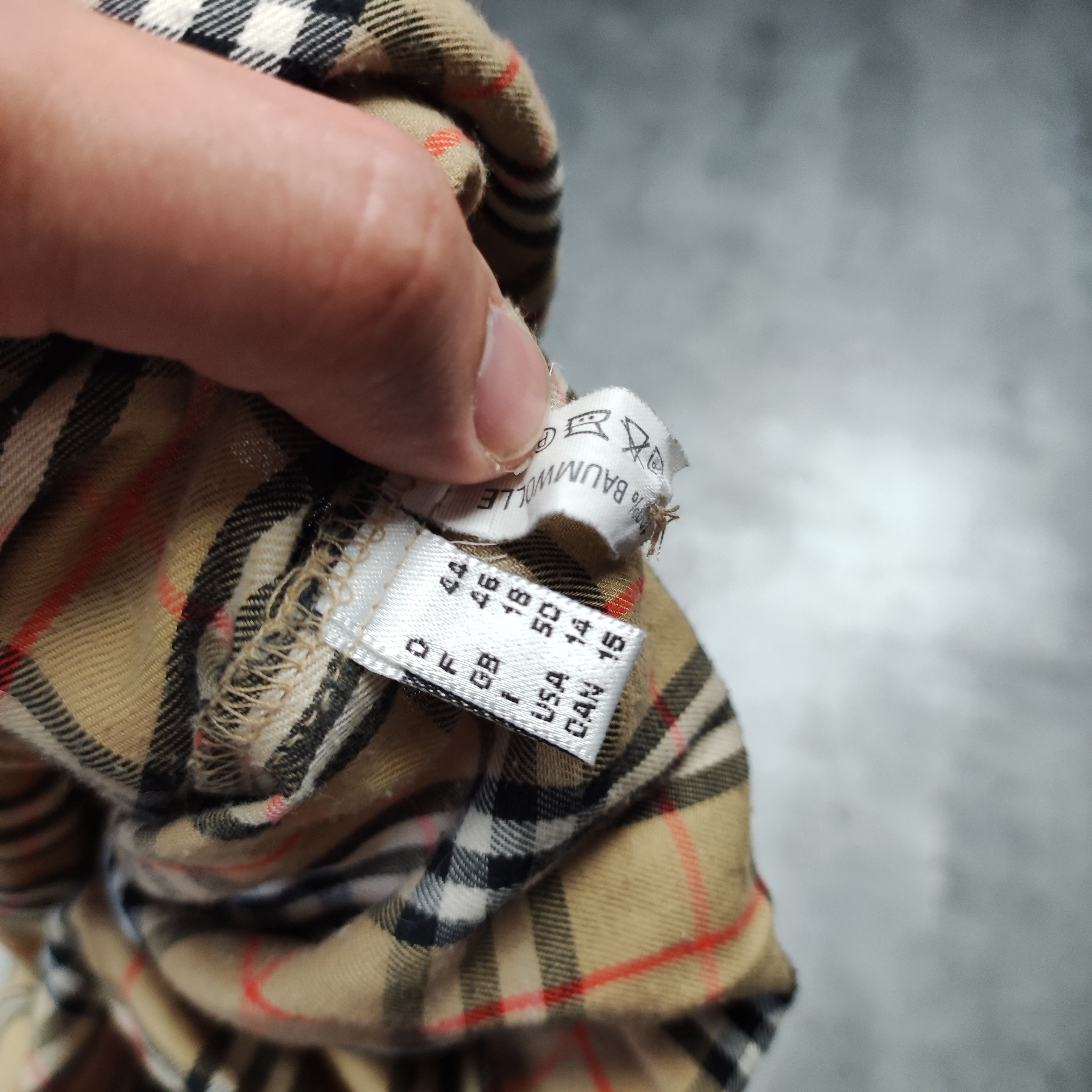 Burberry × Vintage Vintage RARE Burberry London Nova Checkered Pocket Shirt Size XL / US 12-14 / IT 48-50 - 7 Thumbnail