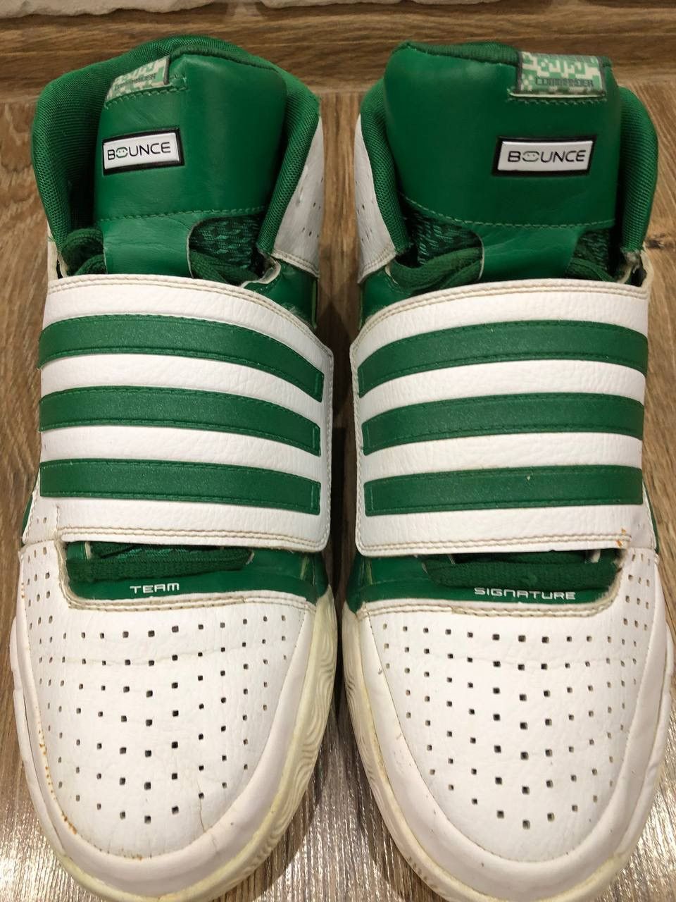 Vintage Adidas Kevin Garnett TS Bounce Commander KG Size US 12 / EU 45 - 10 Thumbnail