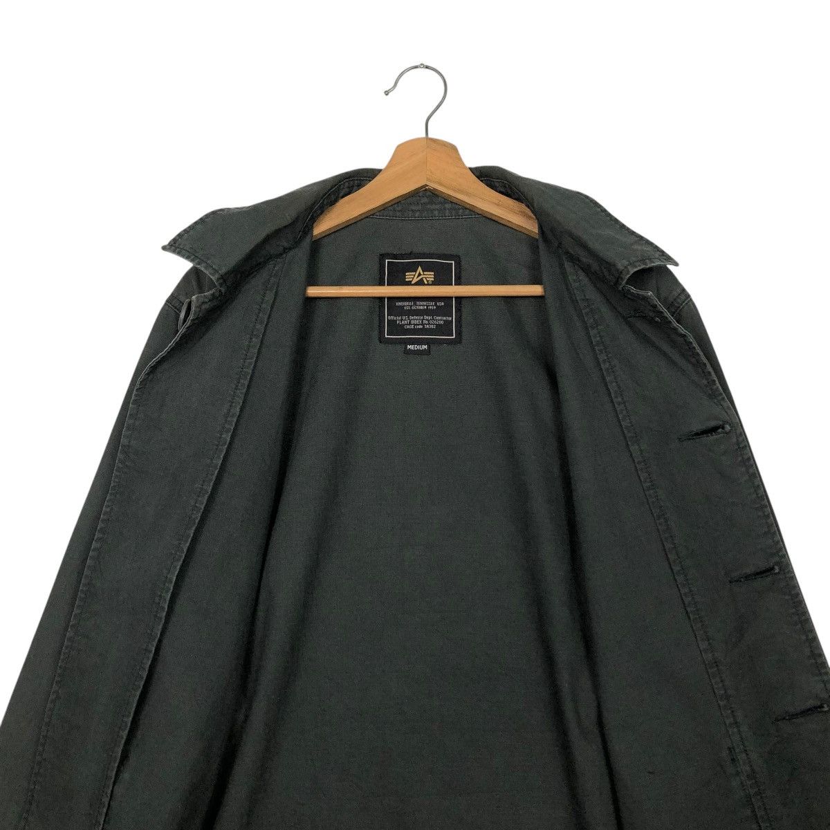 Alpha Industries 🔥VINTAGE CHORE WORK JACKET ALPHA INDUSTRIES MILITARY Size US M / EU 48-50 / 2 - 16 Thumbnail