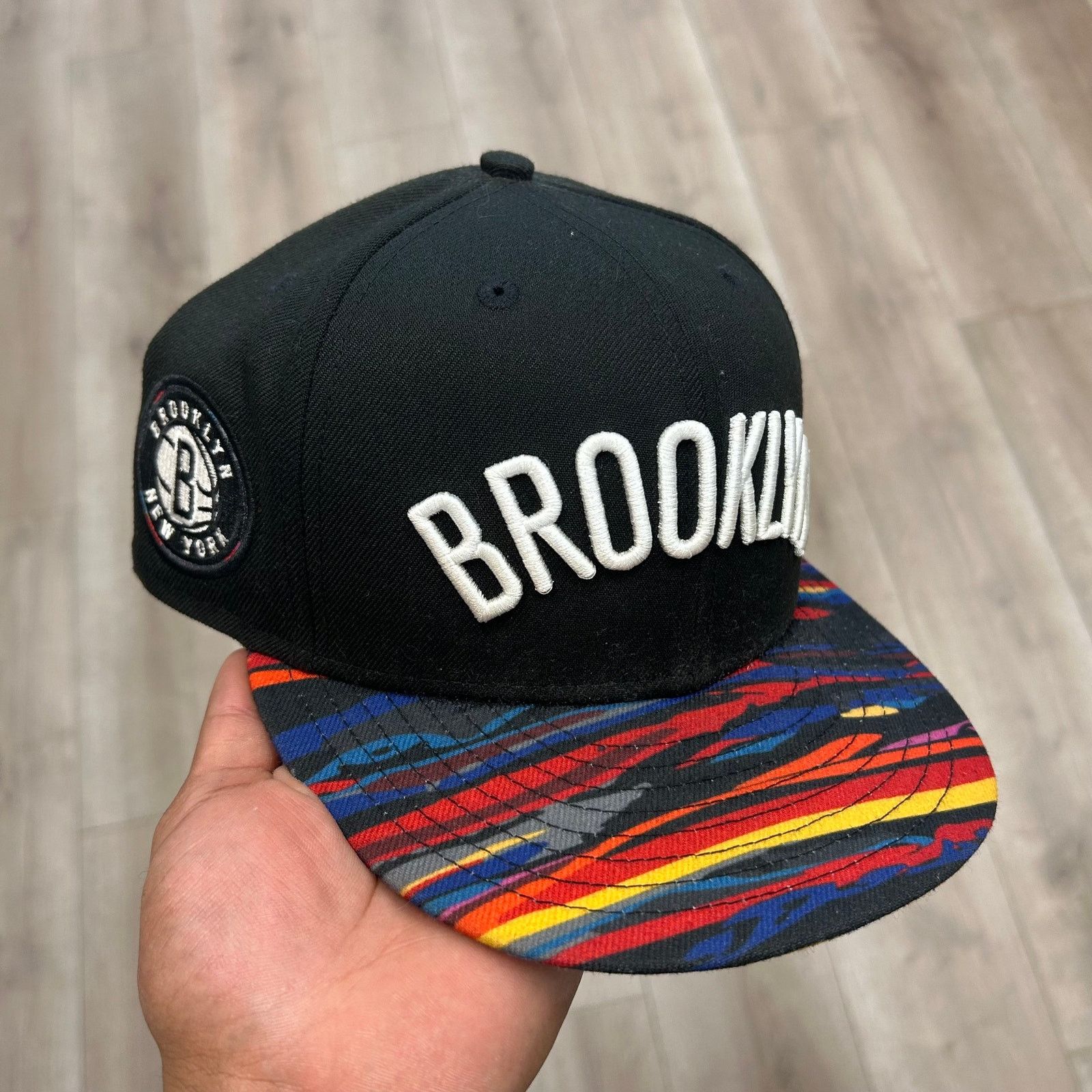 New Era Brooklyn Nets Biggie Coogi Camo City New Era Snapback Hat Size ONE SIZE - 1 Thumbnail