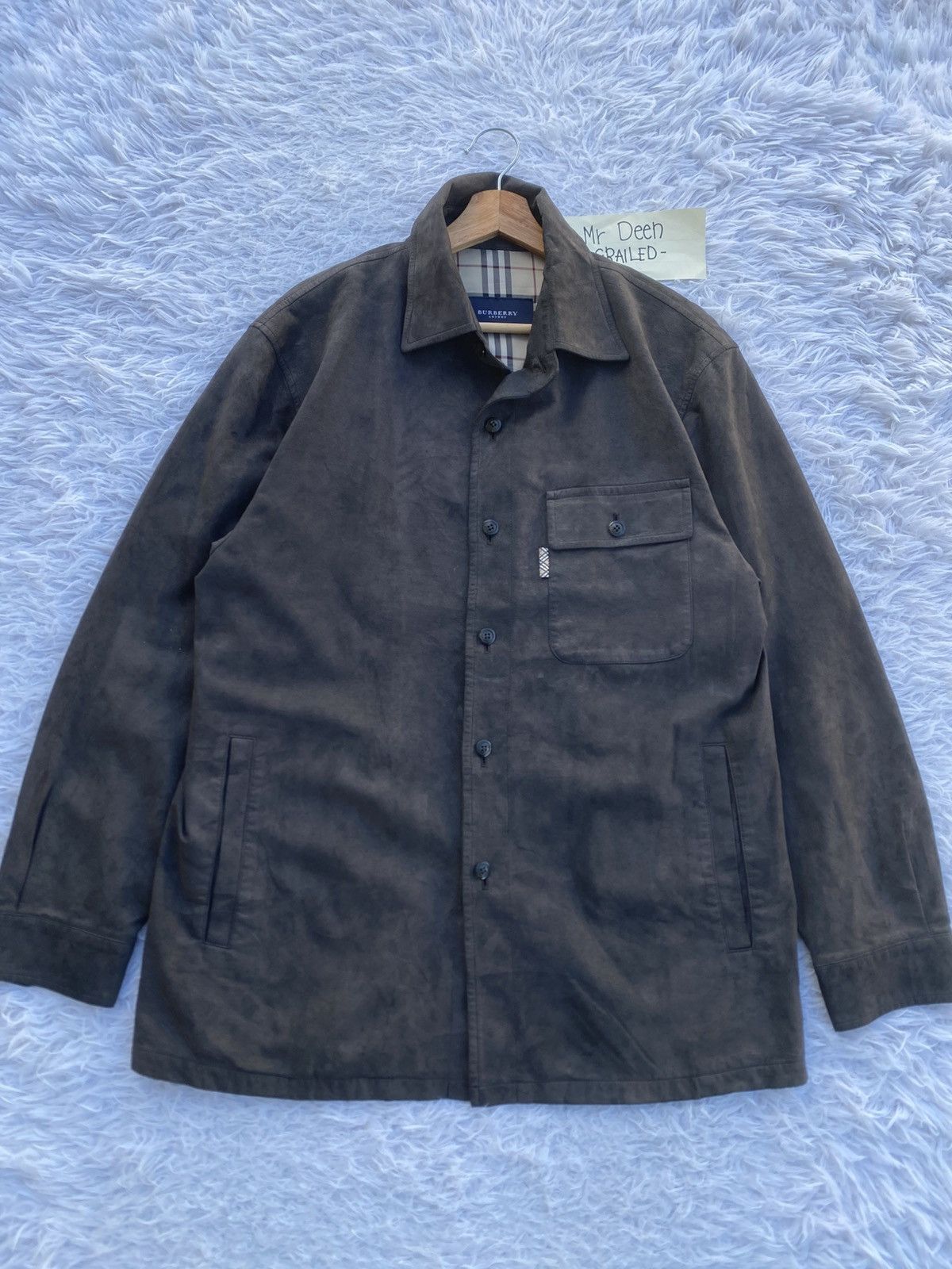 Burberry Rare Vintage Burberry Leather Jacket Size US L / EU 52-54 / 3 - 4 Thumbnail