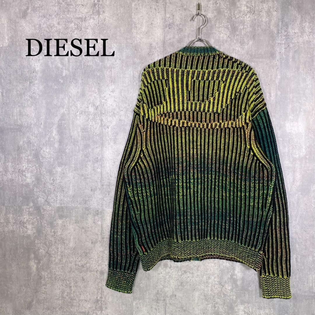 Diesel DIESEL K-OAKLAND-CR Gradation Cardigan - Green | Grailed