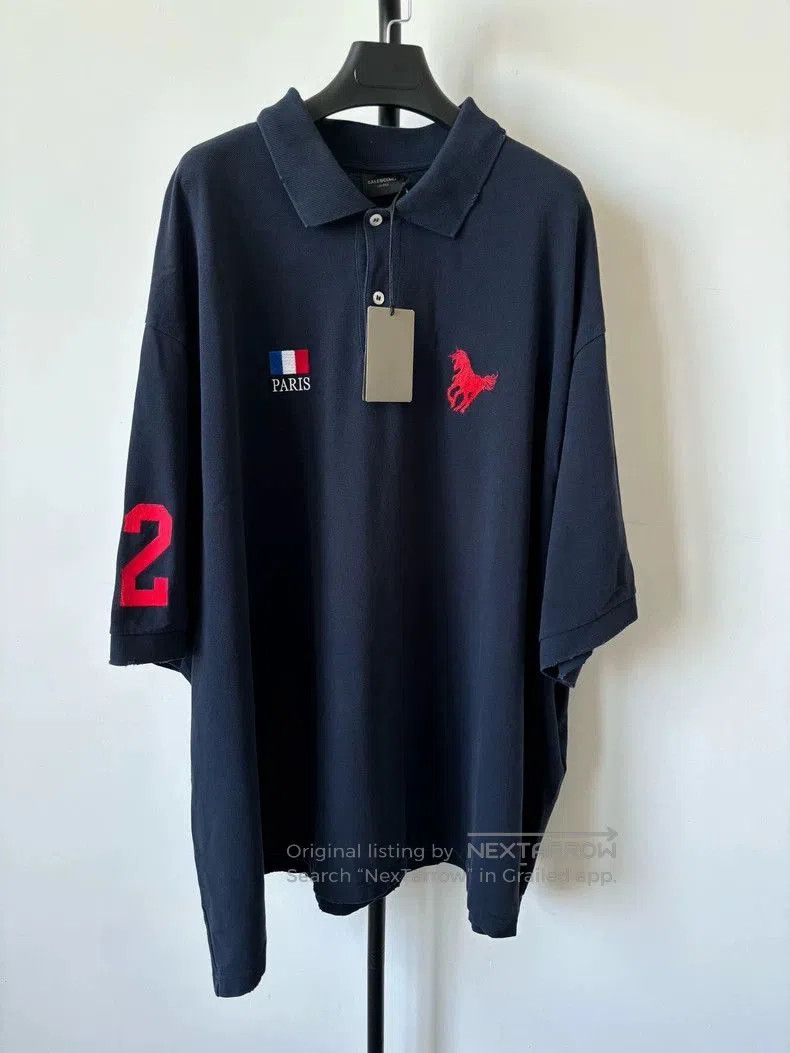 Balenciaga Balenciaga Polo Horse Paris Polo Shirts | Grailed